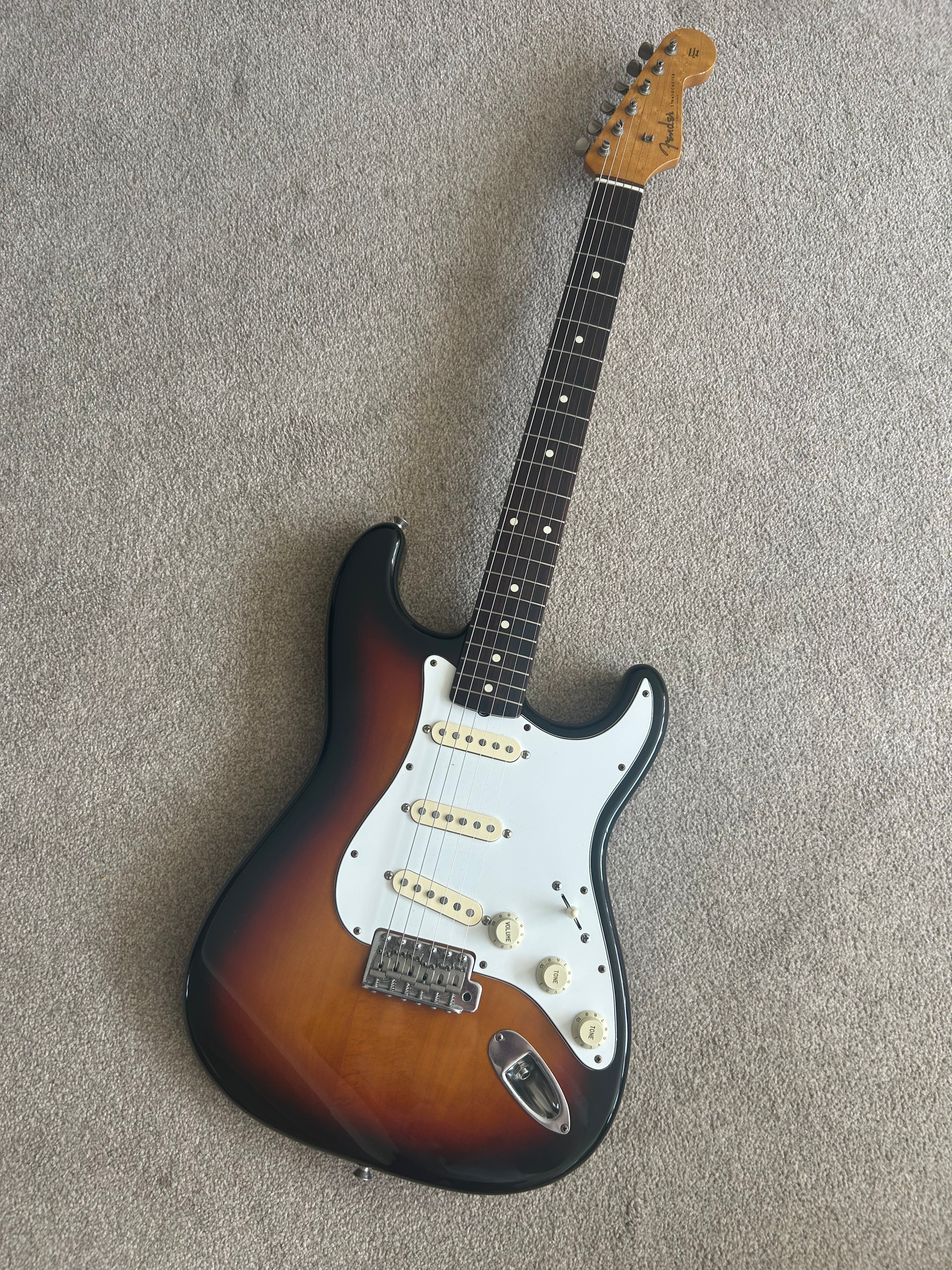 Upgraded Bare Knuckle Pickups Fender Stratocaster ST-62 MIJ Japan 1993-94 - Sunburst