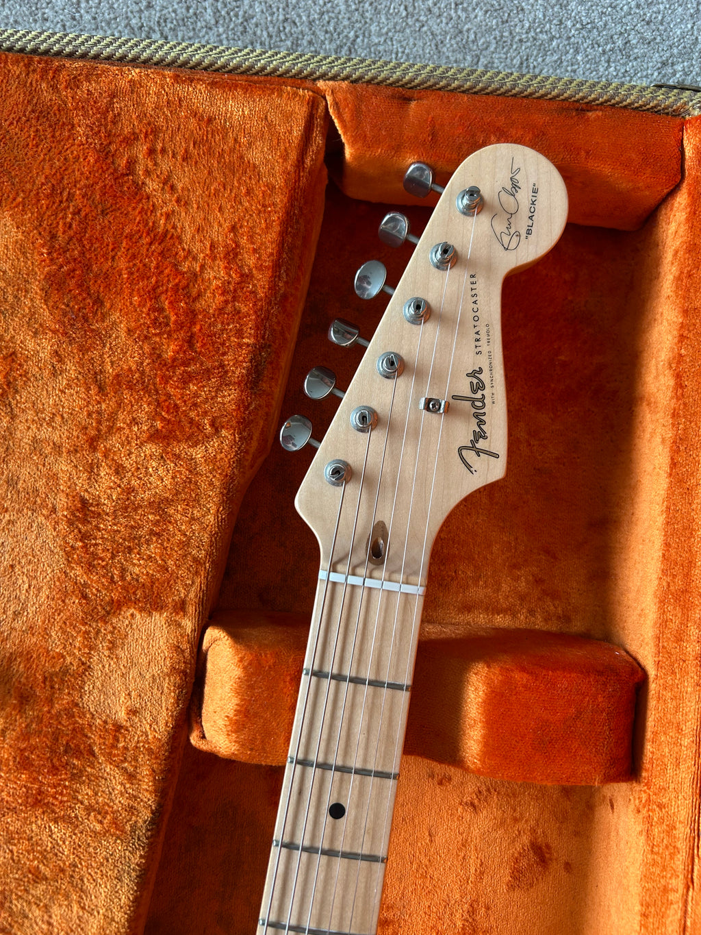 2012 Fender Eric Clapton Artist Series “Blackie” Stratocaster with Vintage Noiseless Pickups Black