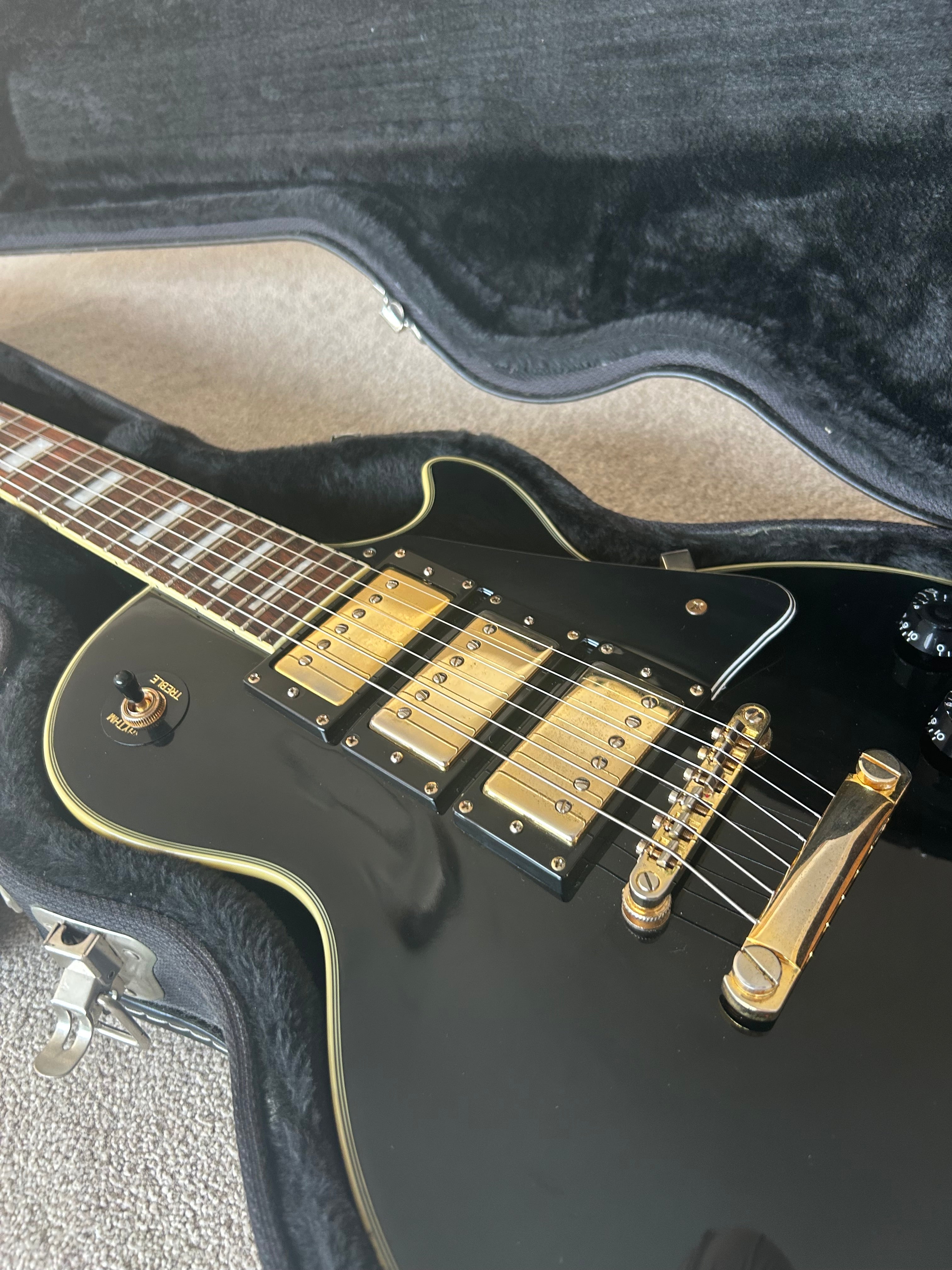 Epiphone Les Paul Custom Black Beauty (3-Pickup) Ebony
