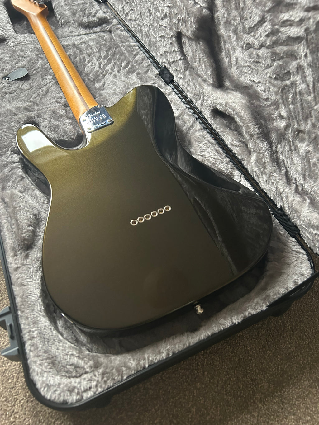 Fender American Ultra II Telecaster with Ebony Fretboard 2024 Texas Tea