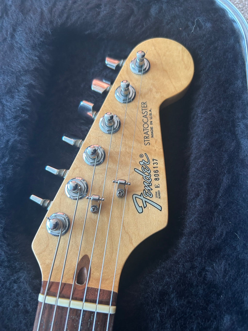 Fender American Standard Stratocaster with Rosewood Fretboard 1988 Brown Sunburst