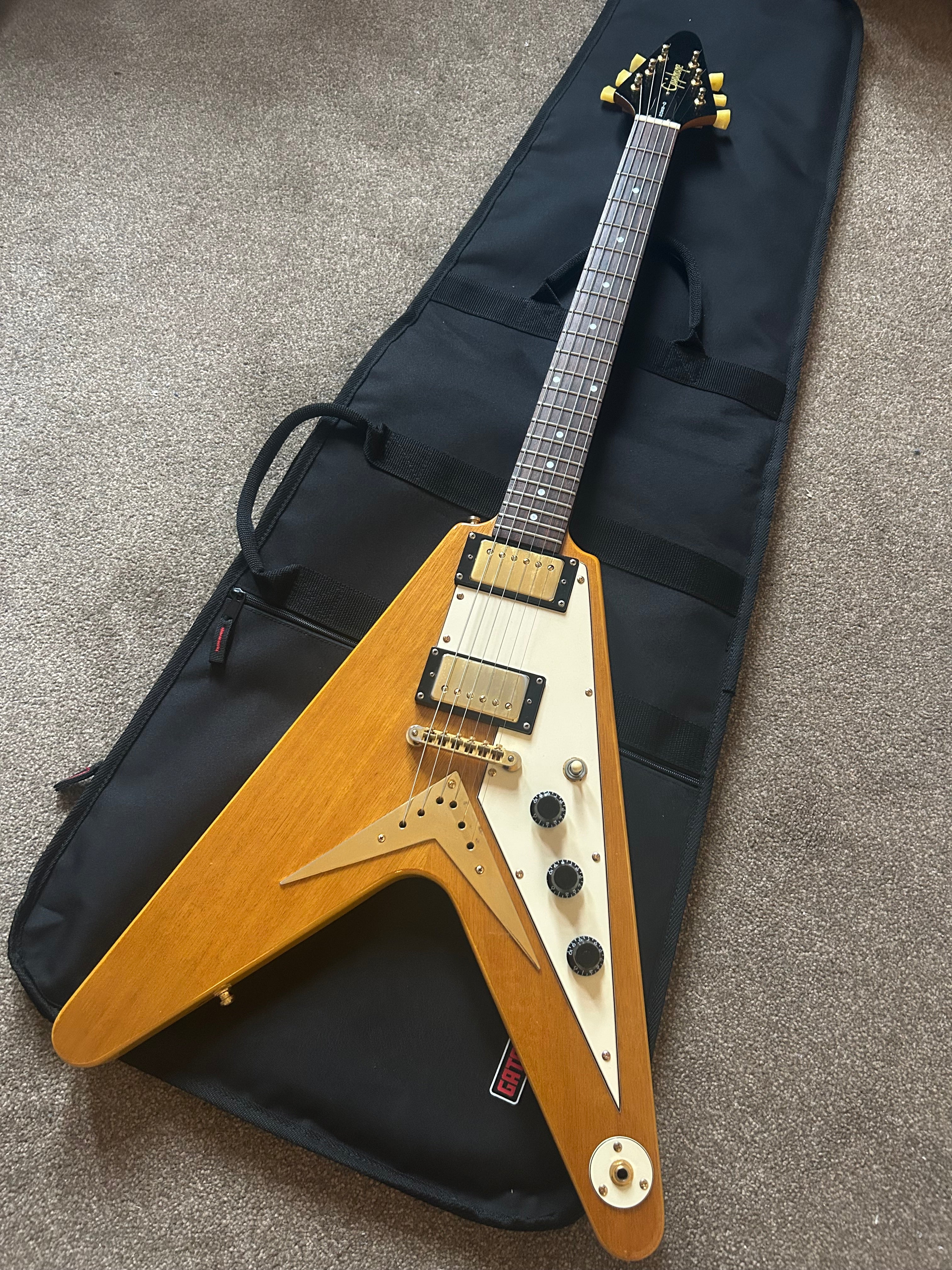 Epiphone Korina Flying V MIK Unsung Korea w upgrades