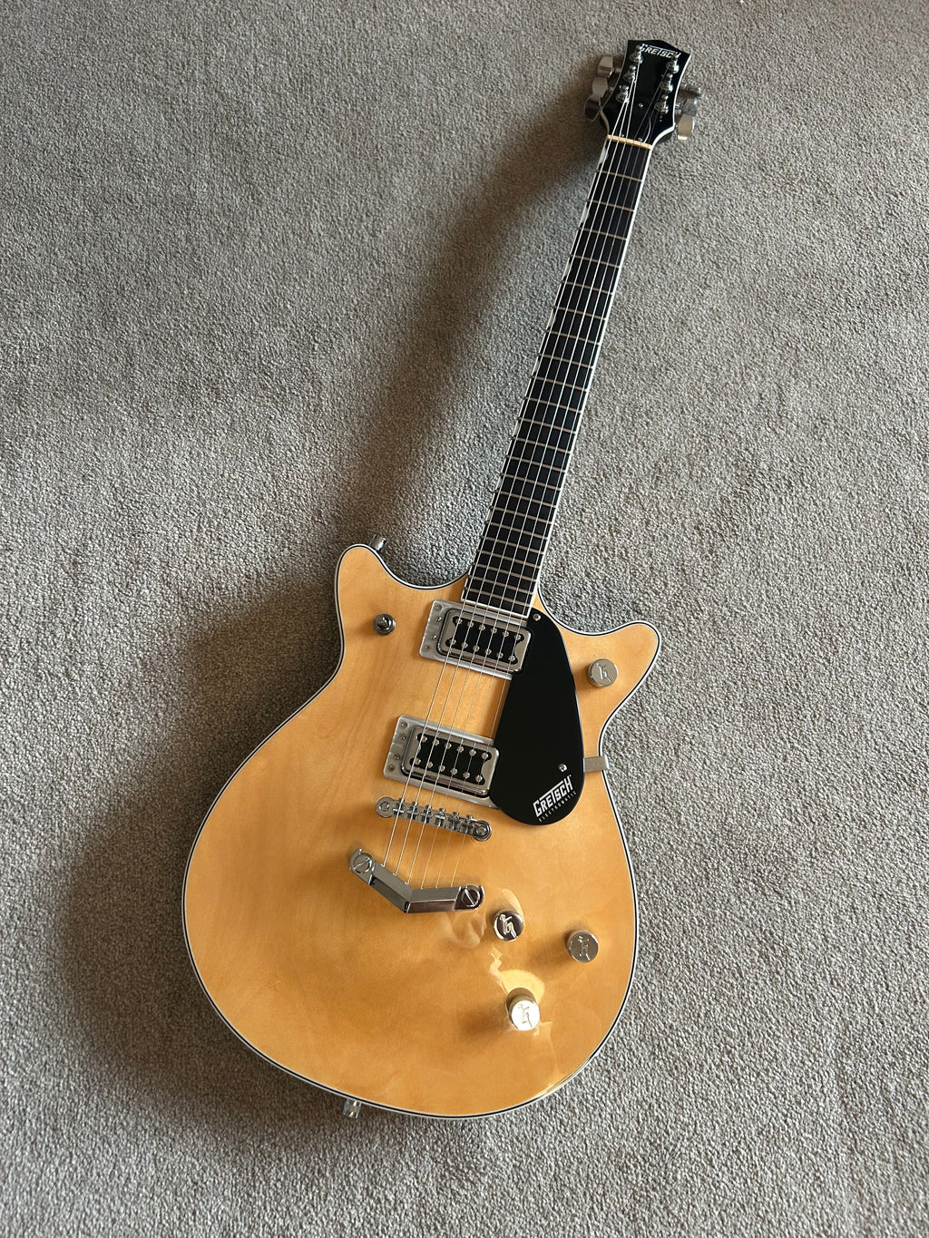 Gretsch G5222 Electromatic Double Jet BT with V-Stoptail Aged Natural