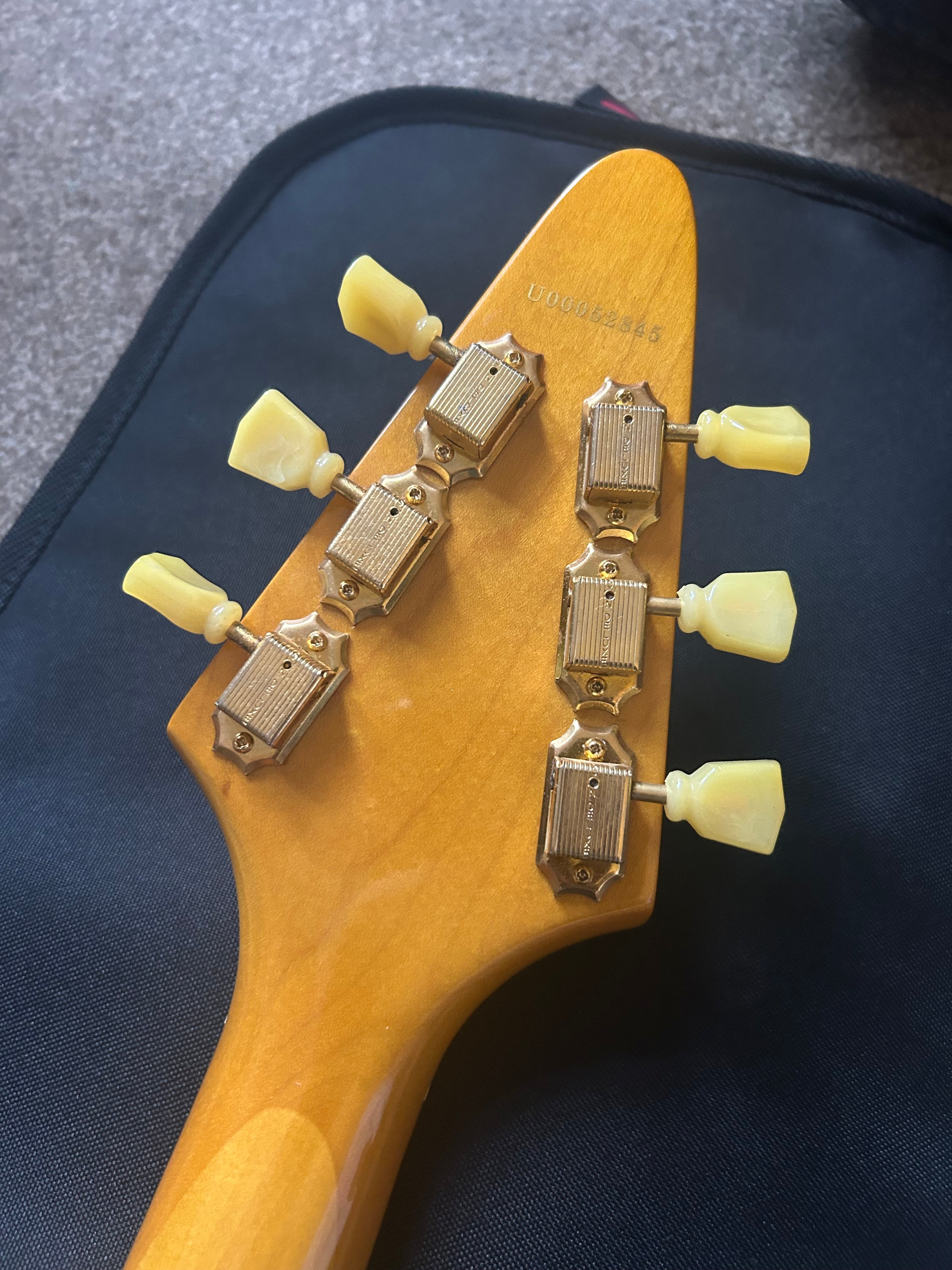 Epiphone Korina Flying V MIK Unsung Korea w upgrades