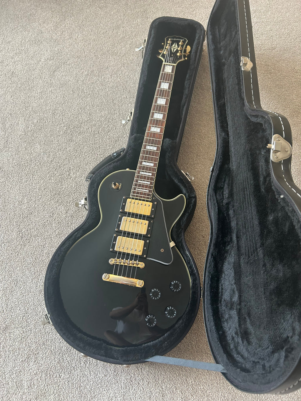 Epiphone Les Paul Custom Black Beauty (3-Pickup) Ebony