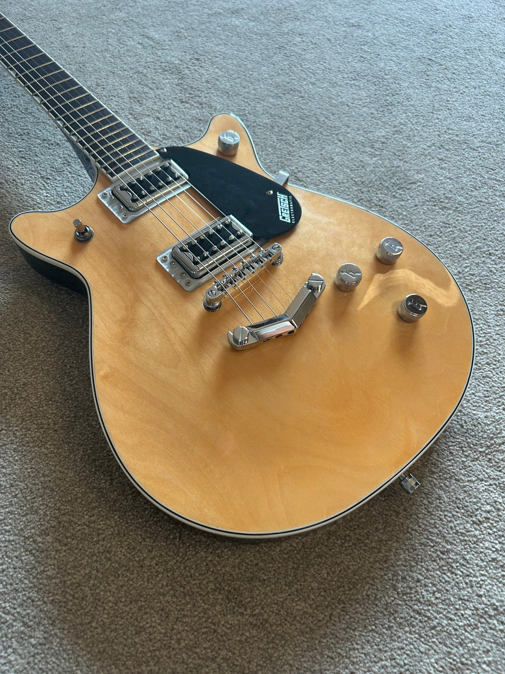 Gretsch G5222 Electromatic Double Jet BT with V-Stoptail Aged Natural