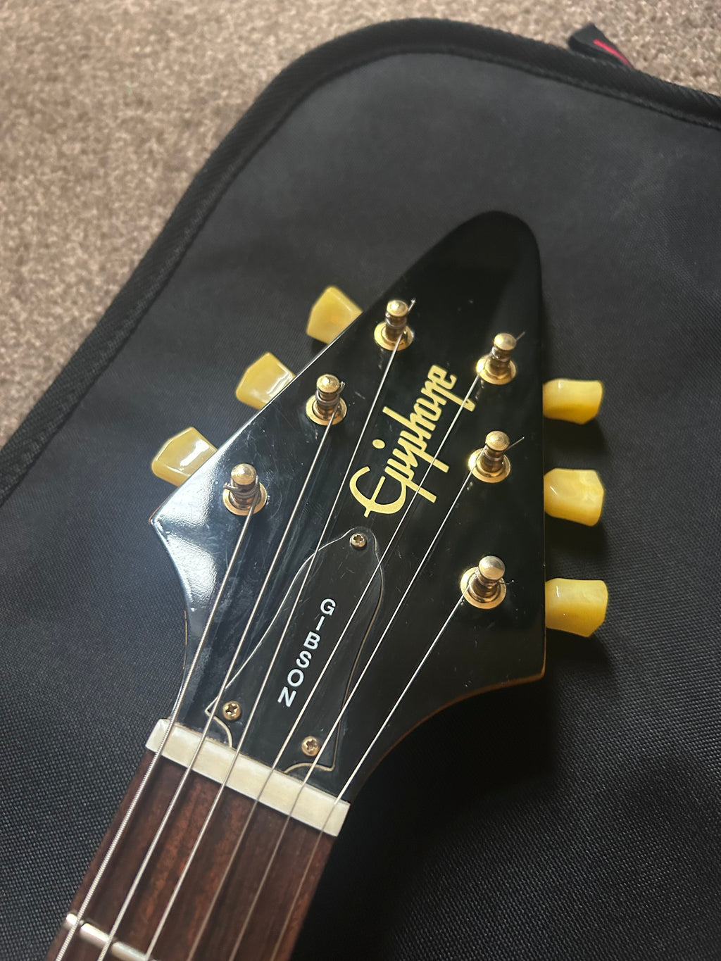 Epiphone Korina Flying V MIK Unsung Korea w upgrades