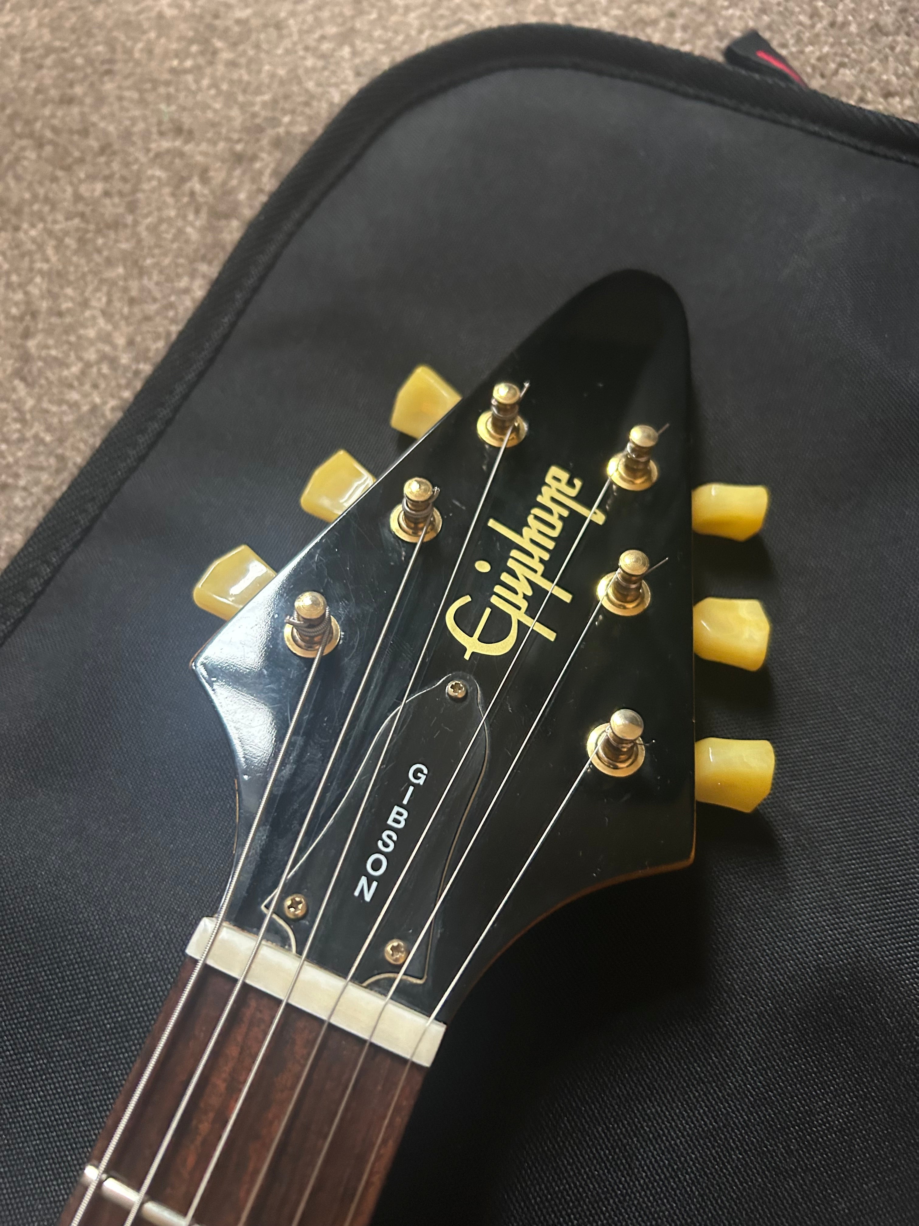 Epiphone Korina Flying V MIK Unsung Korea w upgrades