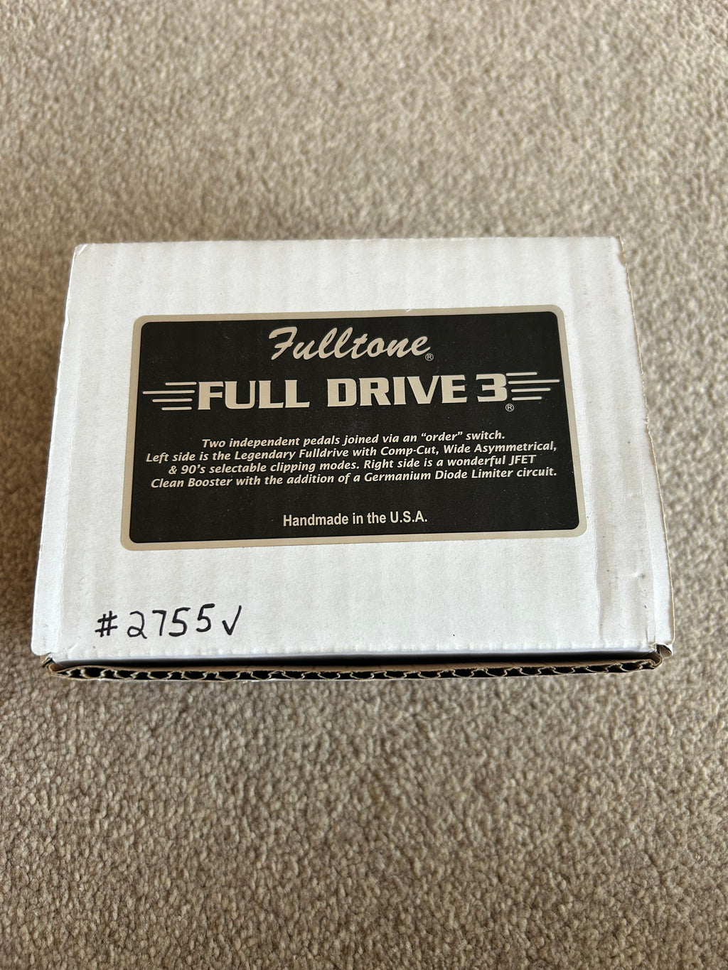 Fulltone Full Drive 3 Carbon