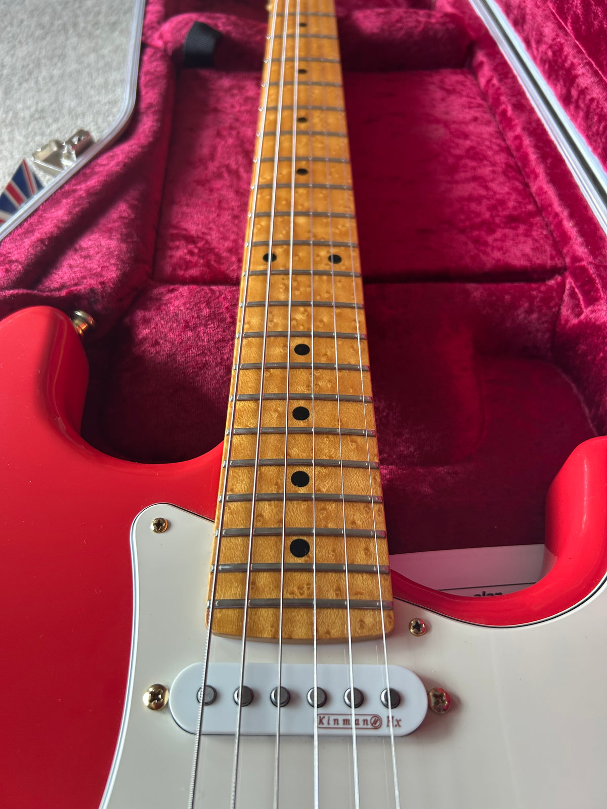 Alan Brason Custom Guitars Stratocaster 2013 Fiesta Red