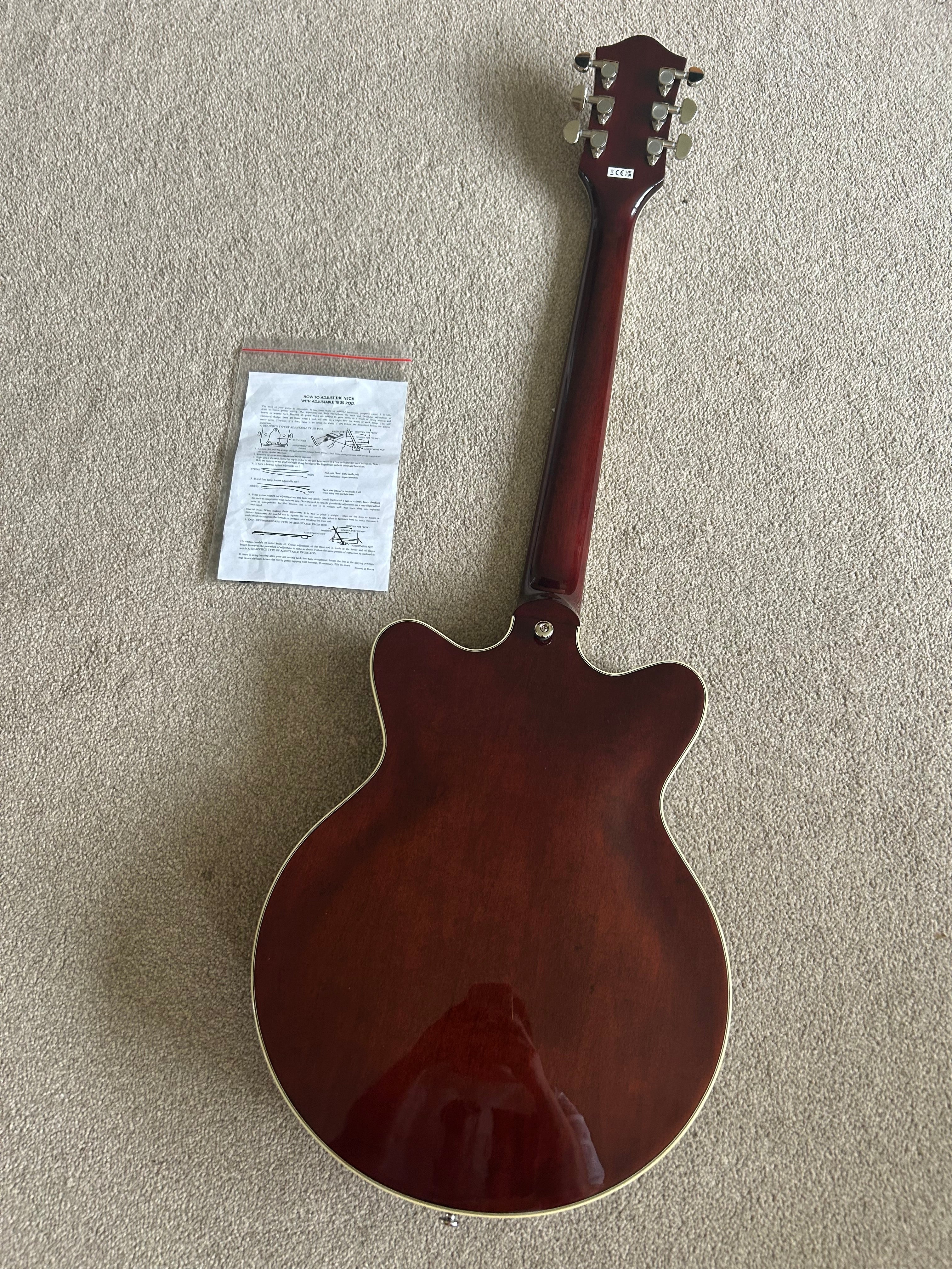 Gretsch G2655 Streamliner Center Block Jr. Double-Cut with V-Stoptail, BT-3S Pickups Burnt Orchid