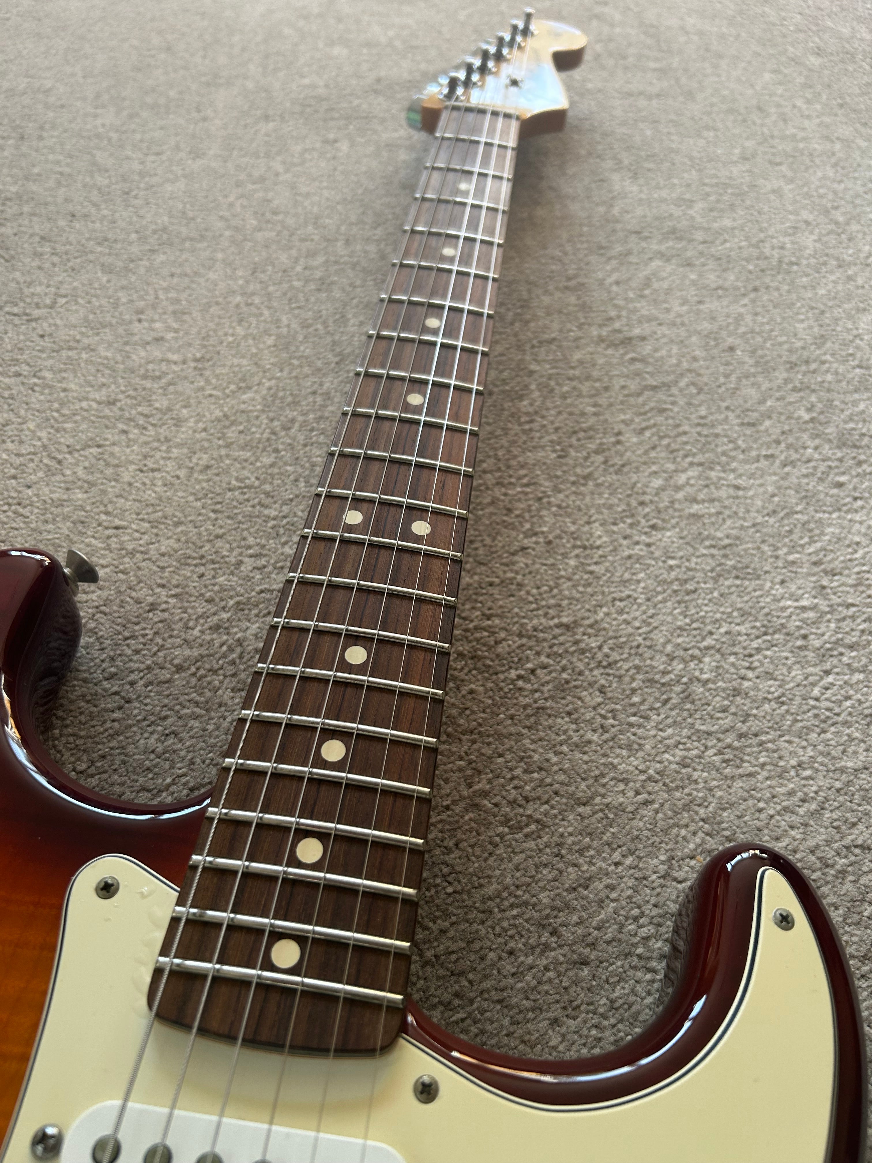 Fender Standard Stratocaster Plus Top with Rosewood Fretboard 2014 Tobacco Sunburst