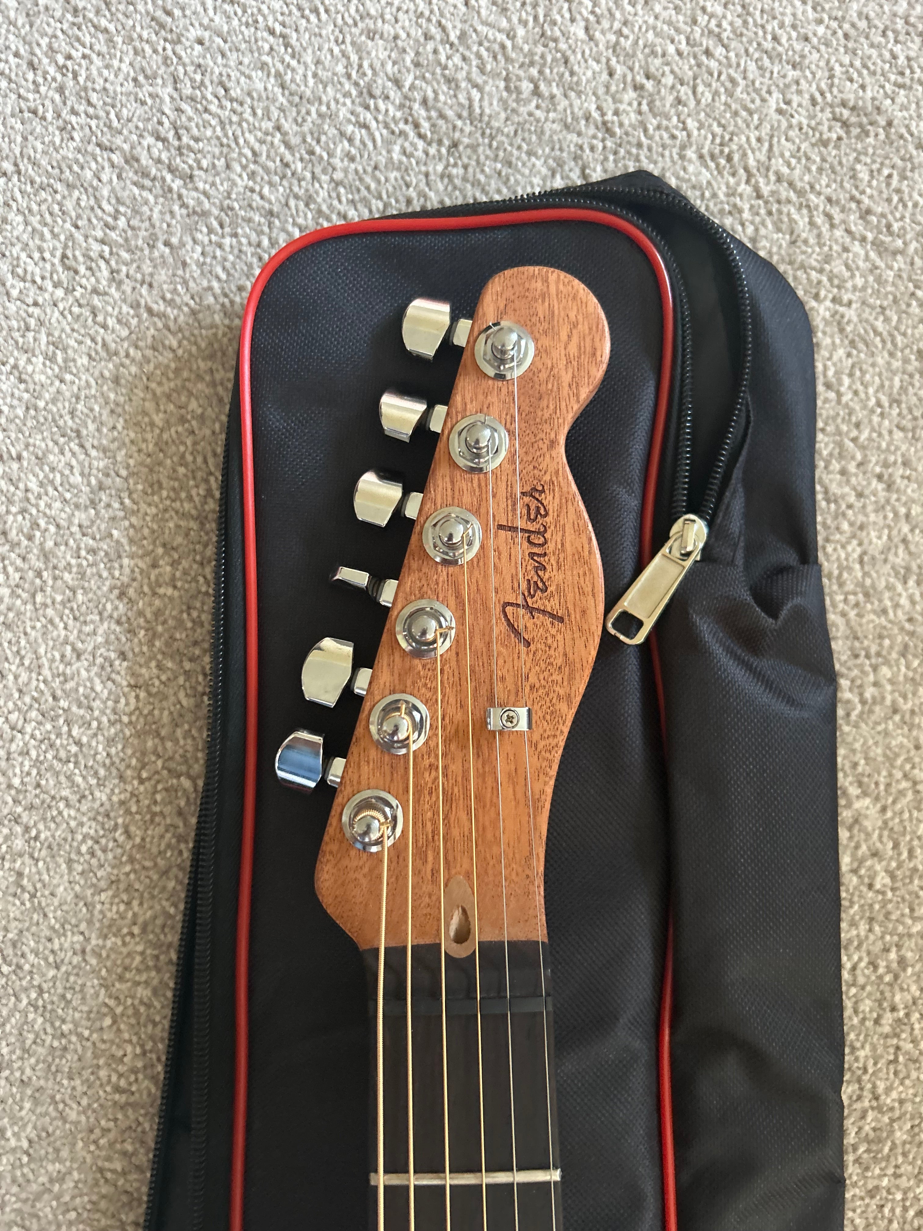 Fender Acoustasonic Player Series Red