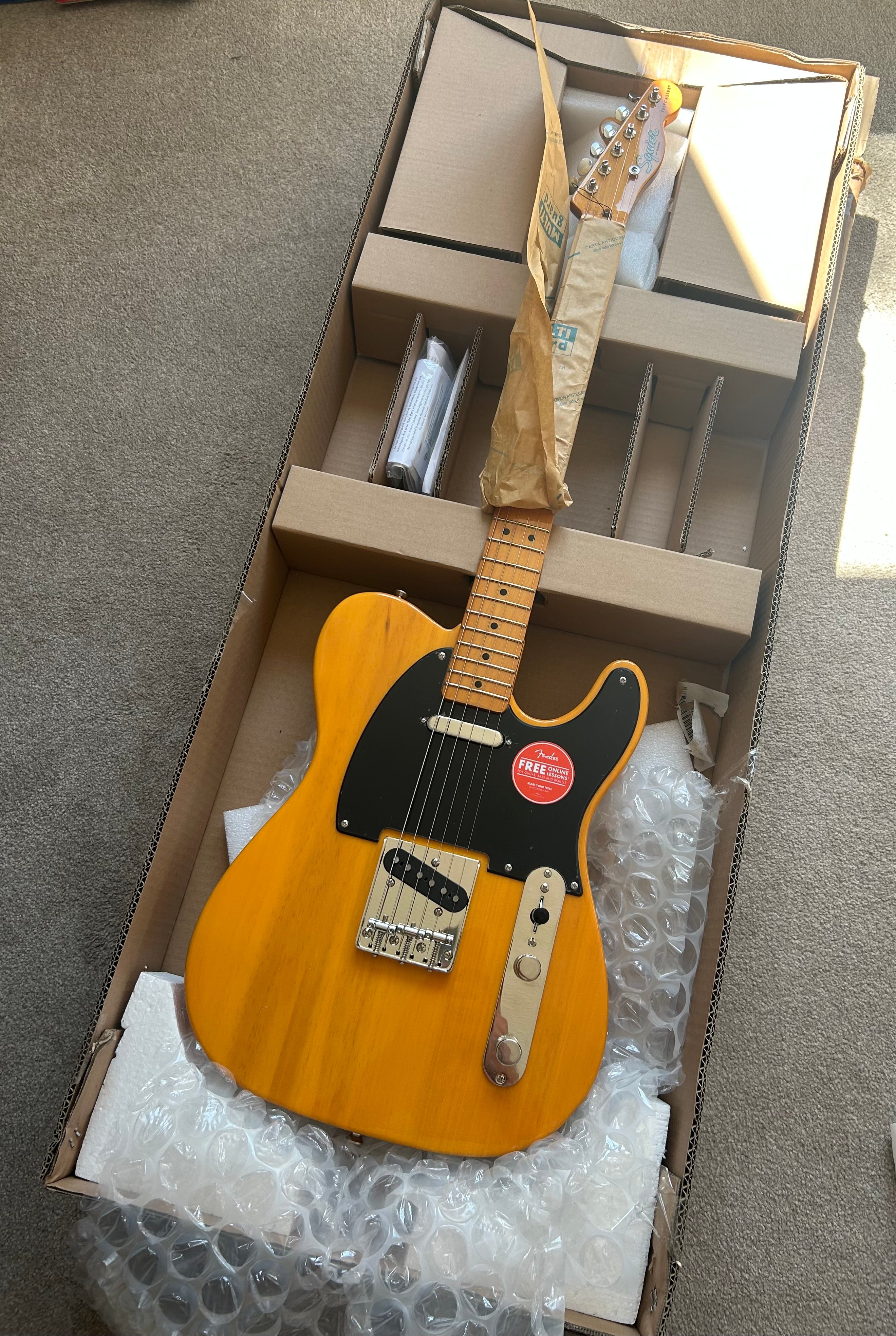 Squier Classic Vibe '50s Telecaster Butterscotch Blonde