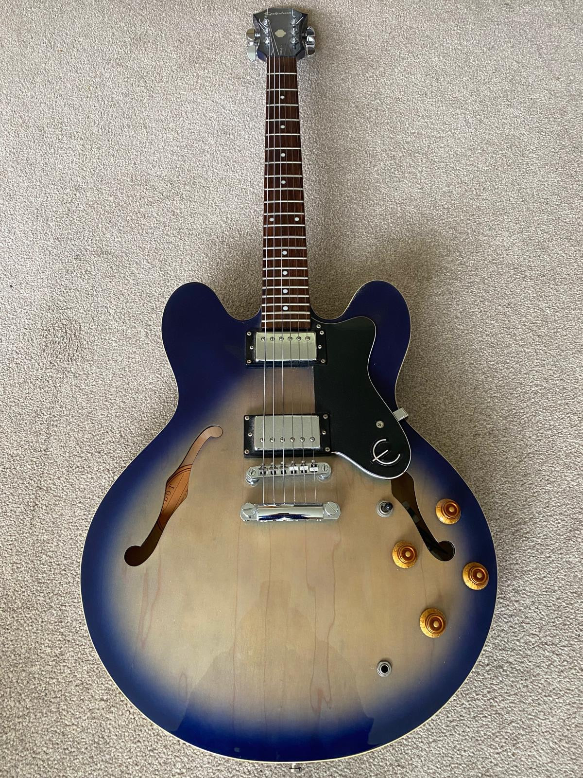 Epiphone 335 Dot MIK Blue Burst w Hardcase