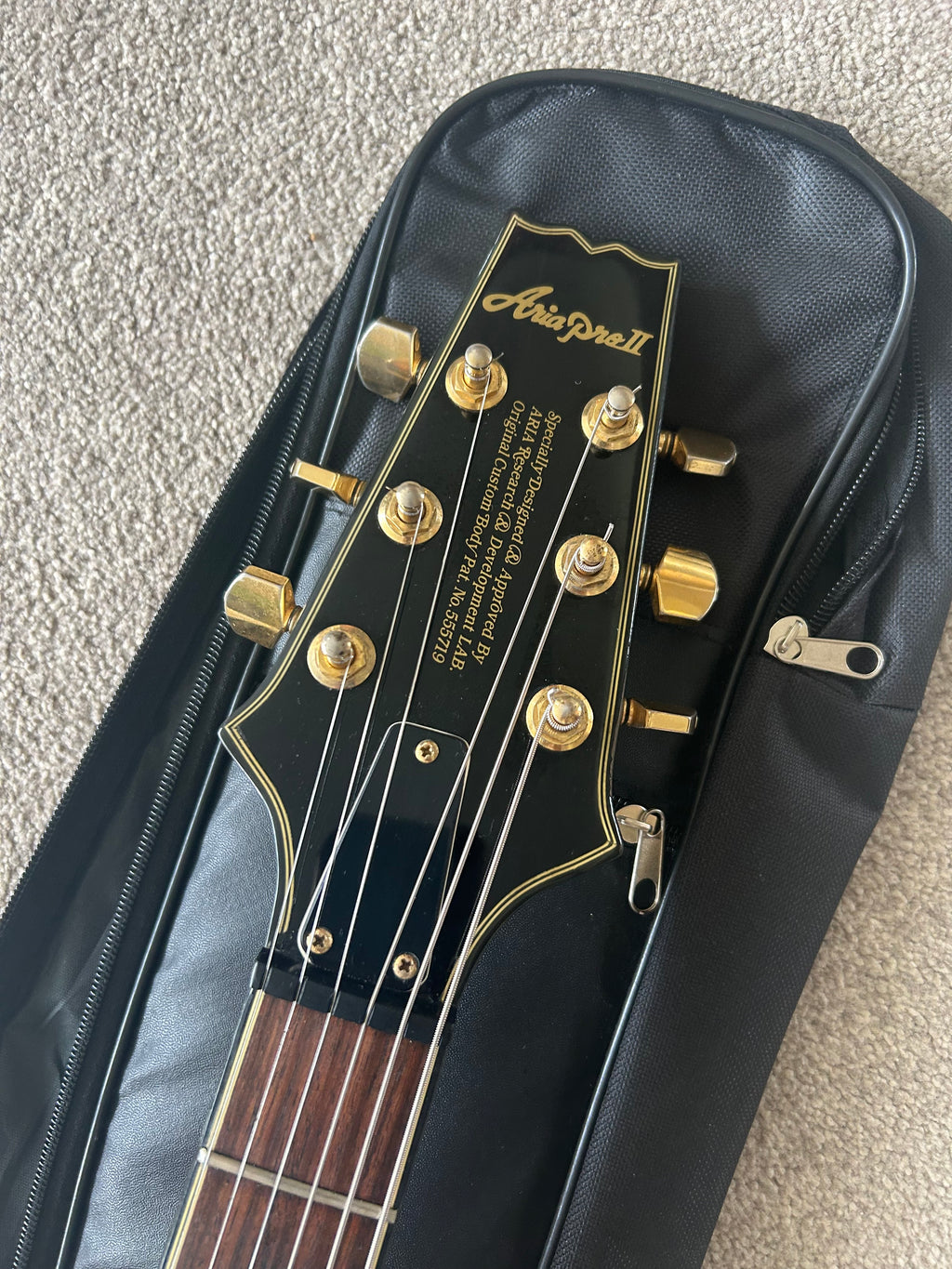 Aria Pro II TA-60 White Metallic Left Handed