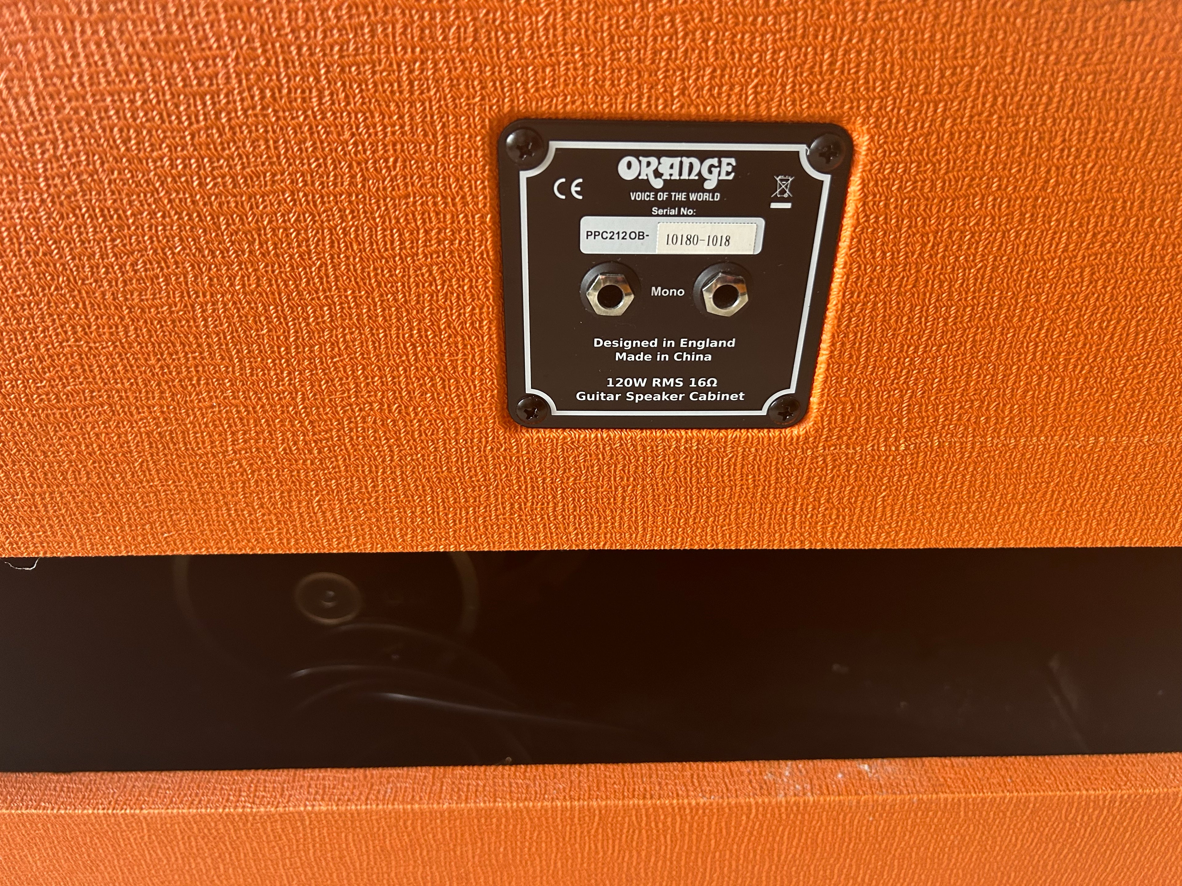 Orange PPC212 120-Watt 2x12" Guitar Cabinet Orange