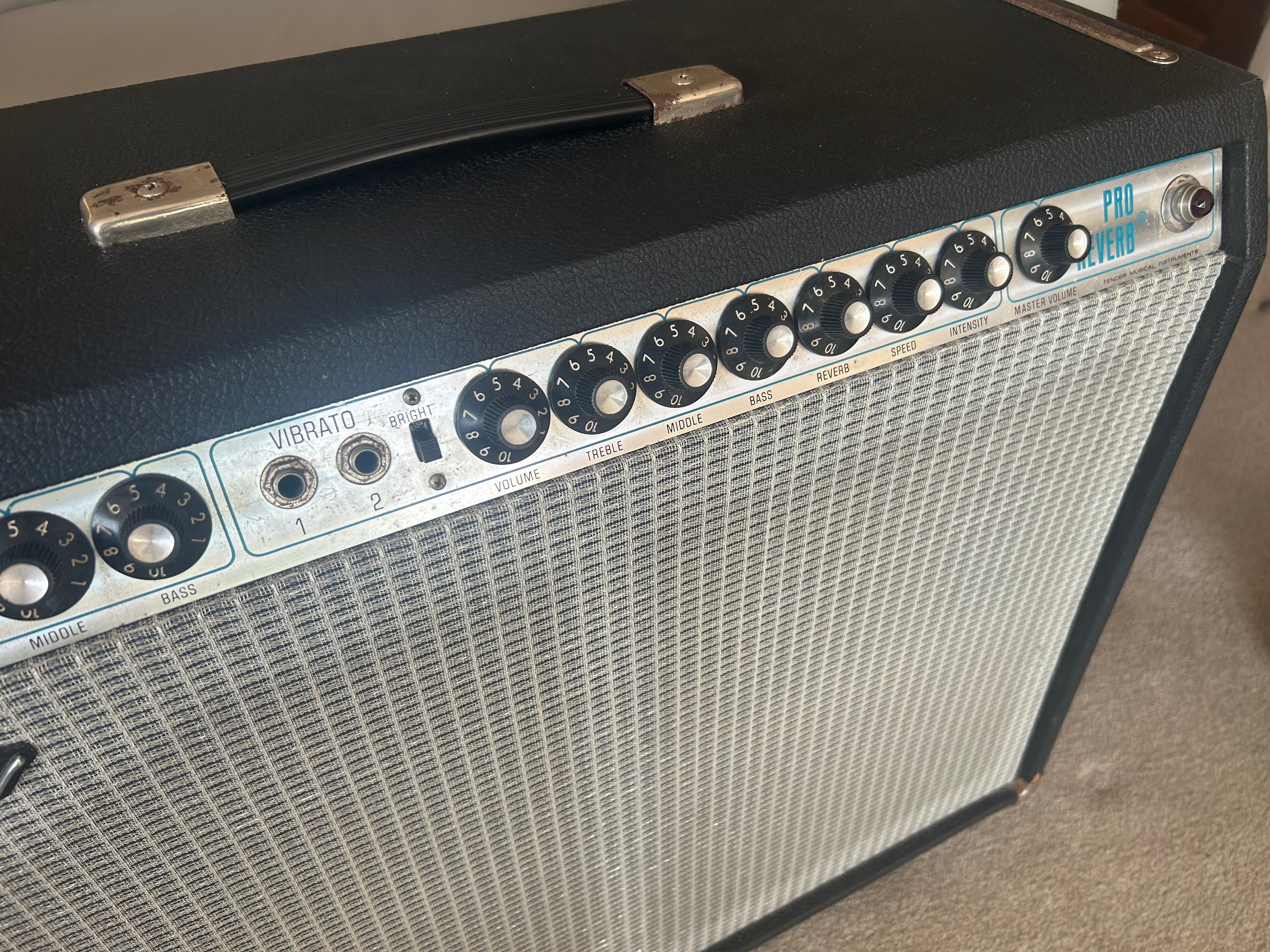 1979 Fender Pro Reverb Vintage Guitar Amplifier
