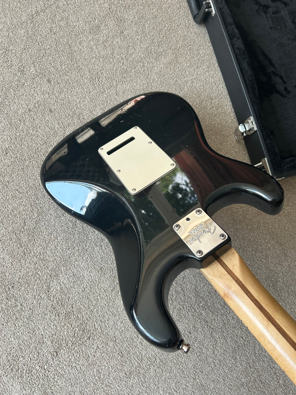Fender American Standard 2003 Stratocaster with Replacement 2019 Fender USA Stratocaster Neck w Case