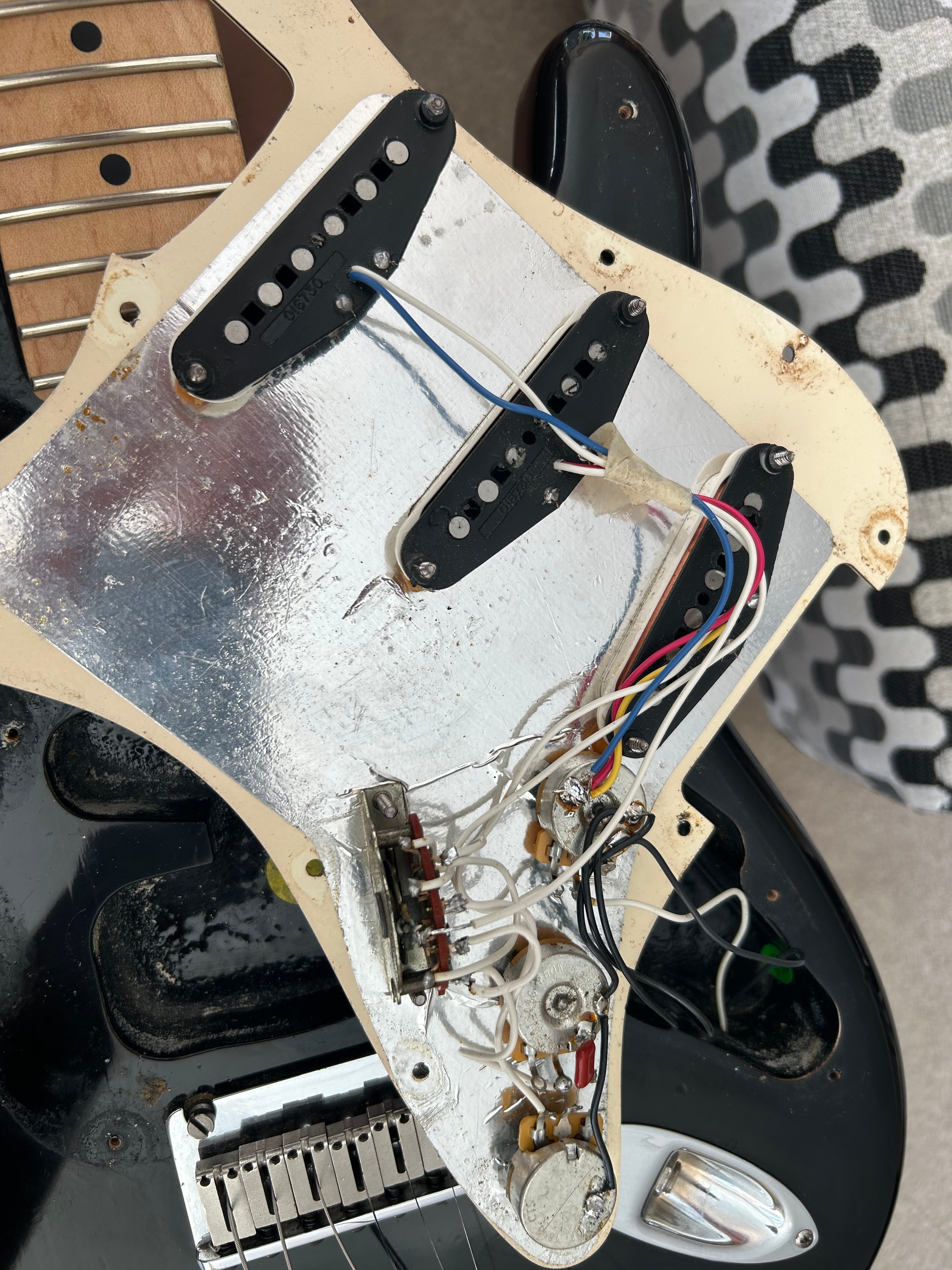 Fender American Standard 2003 Stratocaster with Replacement 2019 Fender USA Stratocaster Neck w Case