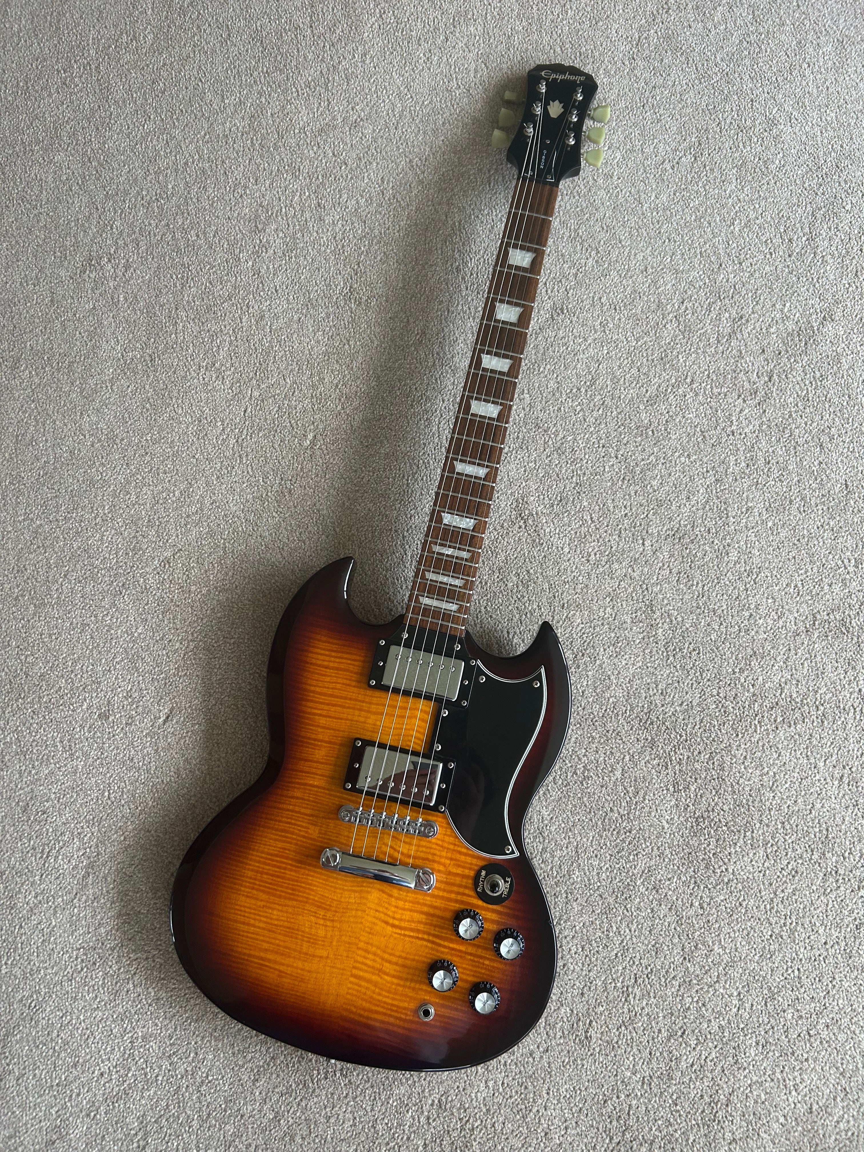 Epiphone SG Flame Sunburst MIK
