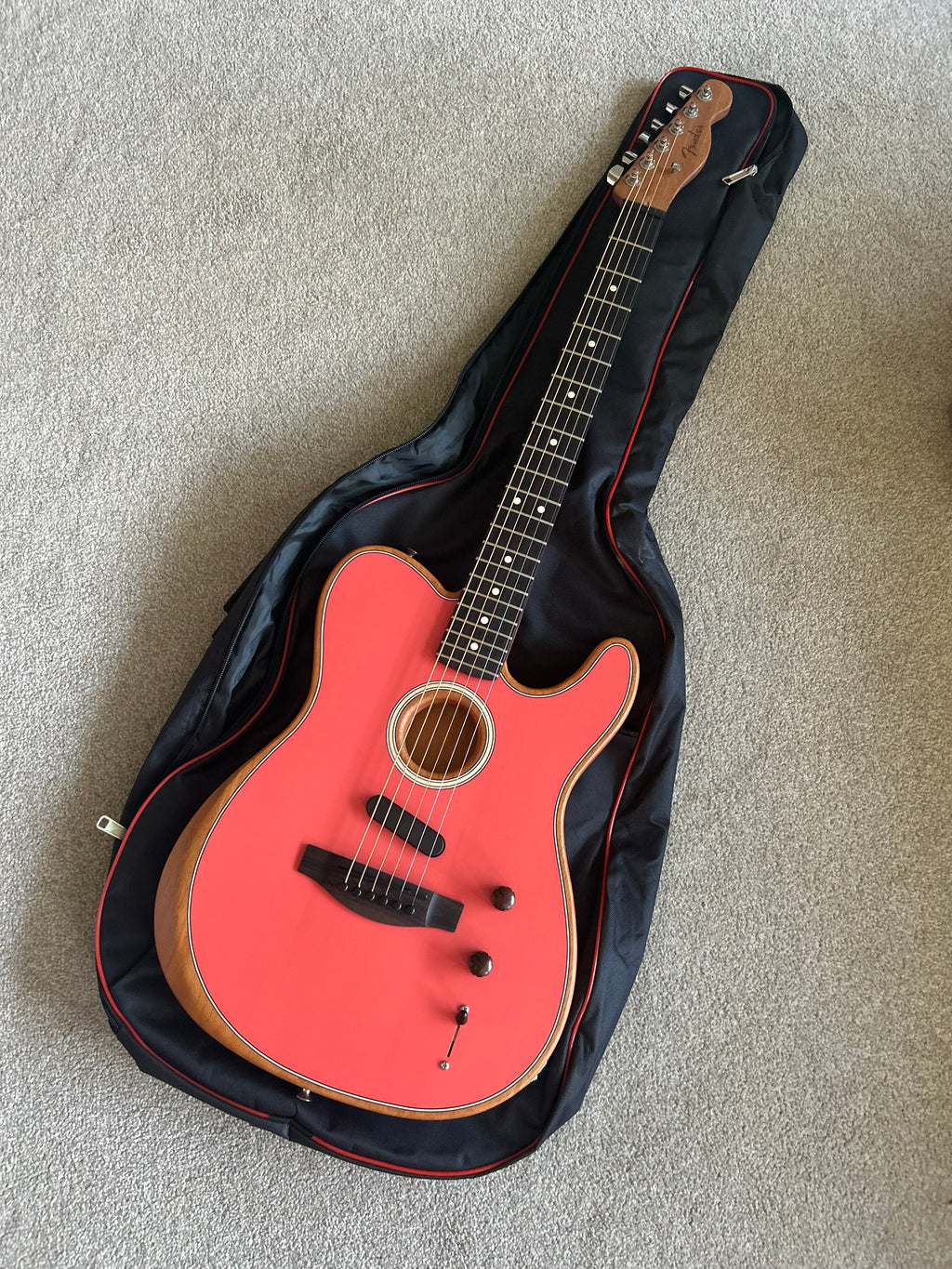 Fender Acoustasonic Player Series Red
