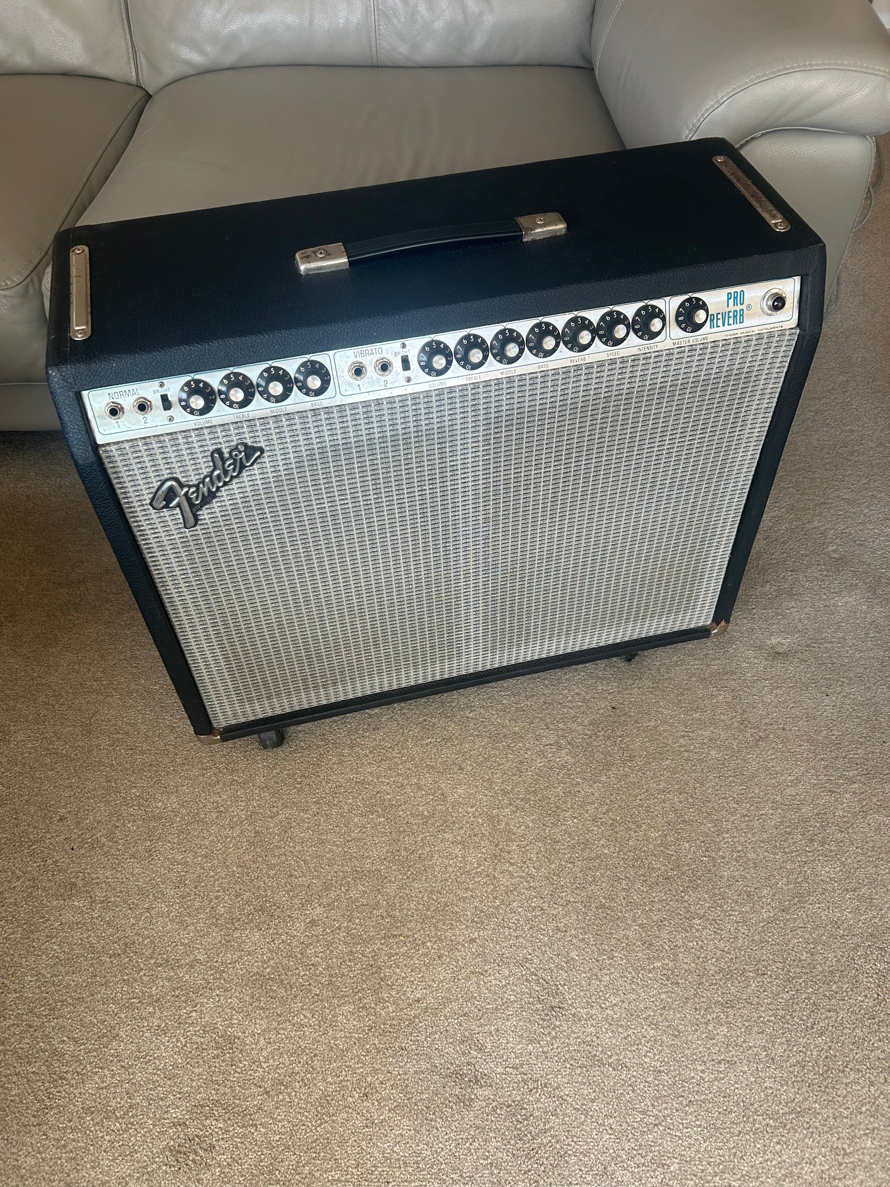 1979 Fender Pro Reverb Vintage Guitar Amplifier