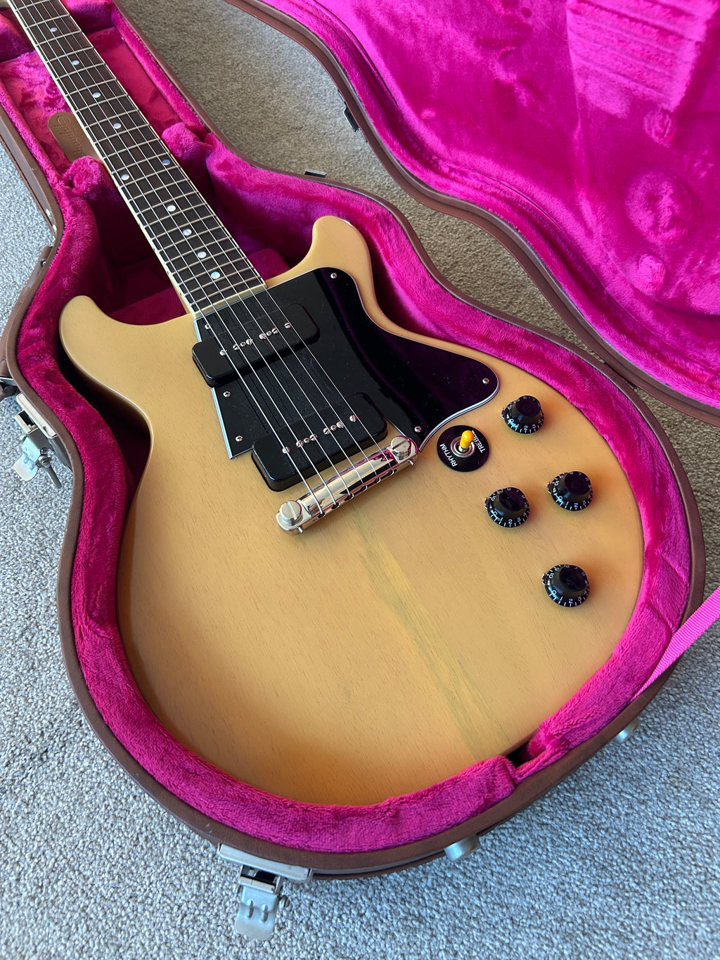 Epiphone "Inspired by Gibson Custom" '60 Les Paul Special Double Cutaway TV Yellow