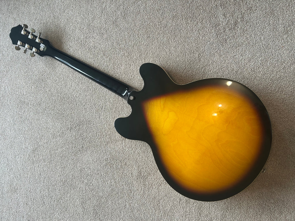 Epiphone 335 Dot Semi Hollow Sunburst Electric Guitar