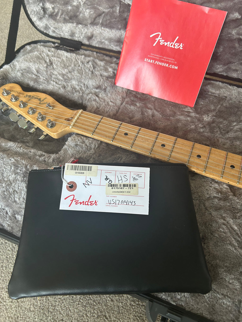 Fender American Limited Edition Exotic Malaysian Blackwood Telecaster 90