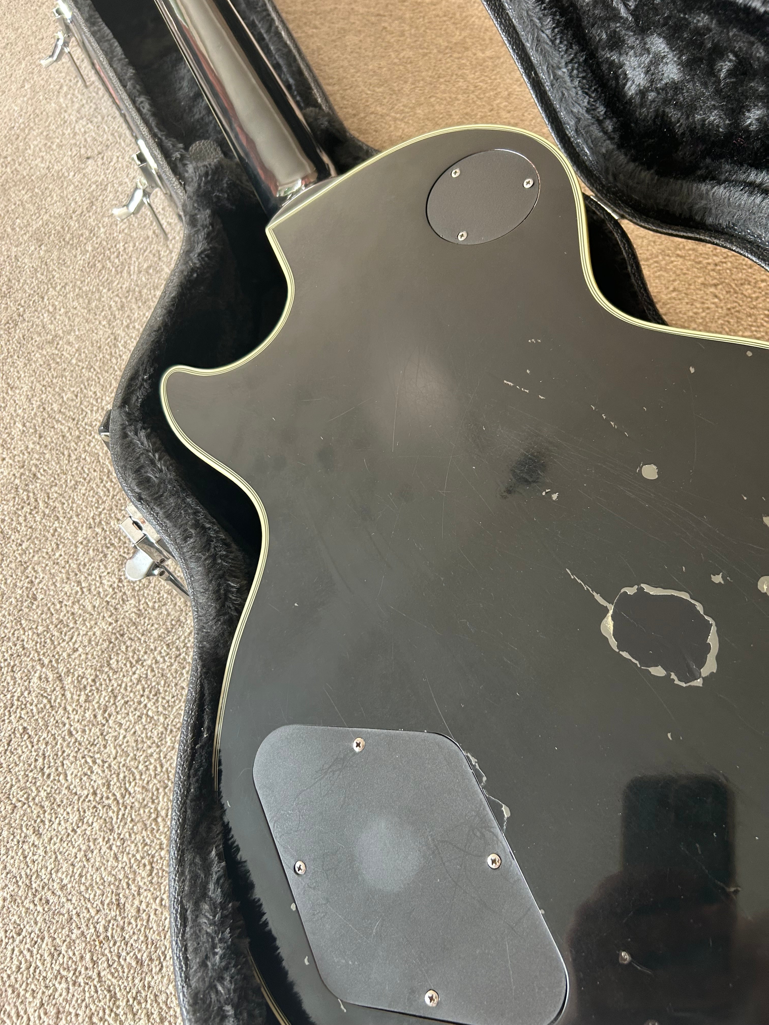 Epiphone Les Paul Custom Black Beauty (3-Pickup) Ebony (Upgraded Burstbucker Pro Pickups)