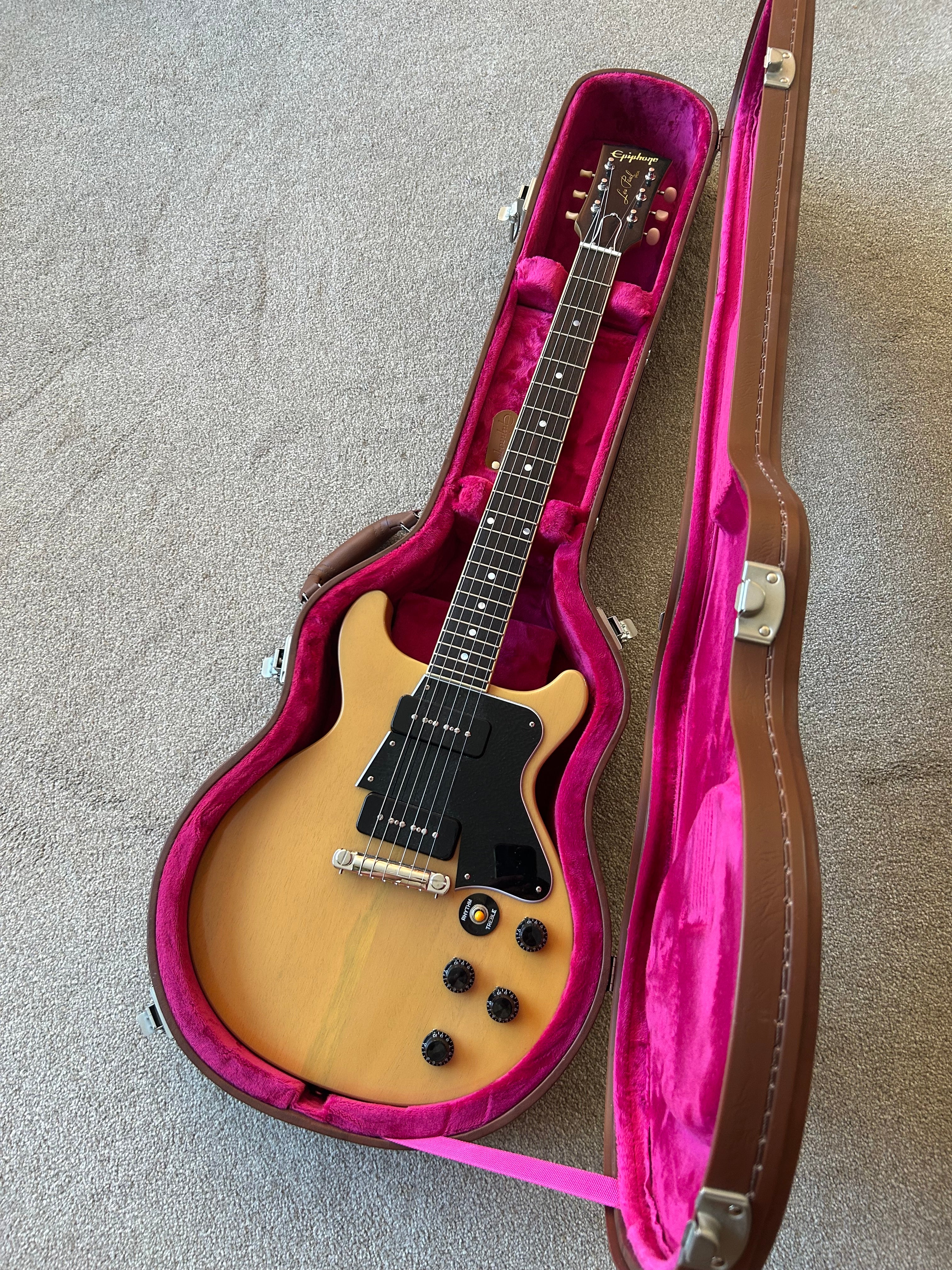 Epiphone "Inspired by Gibson Custom" '60 Les Paul Special Double Cutaway TV Yellow