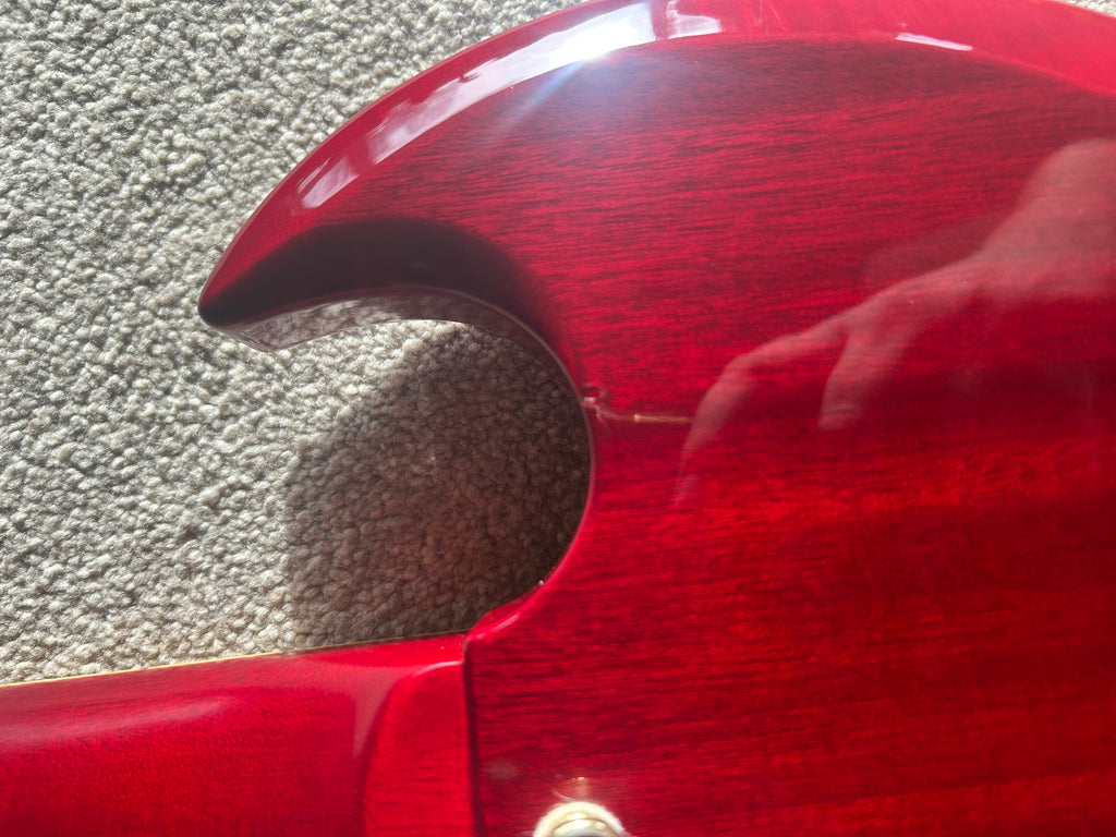 Epiphone SG Pro Cherry Red Gold Hardware