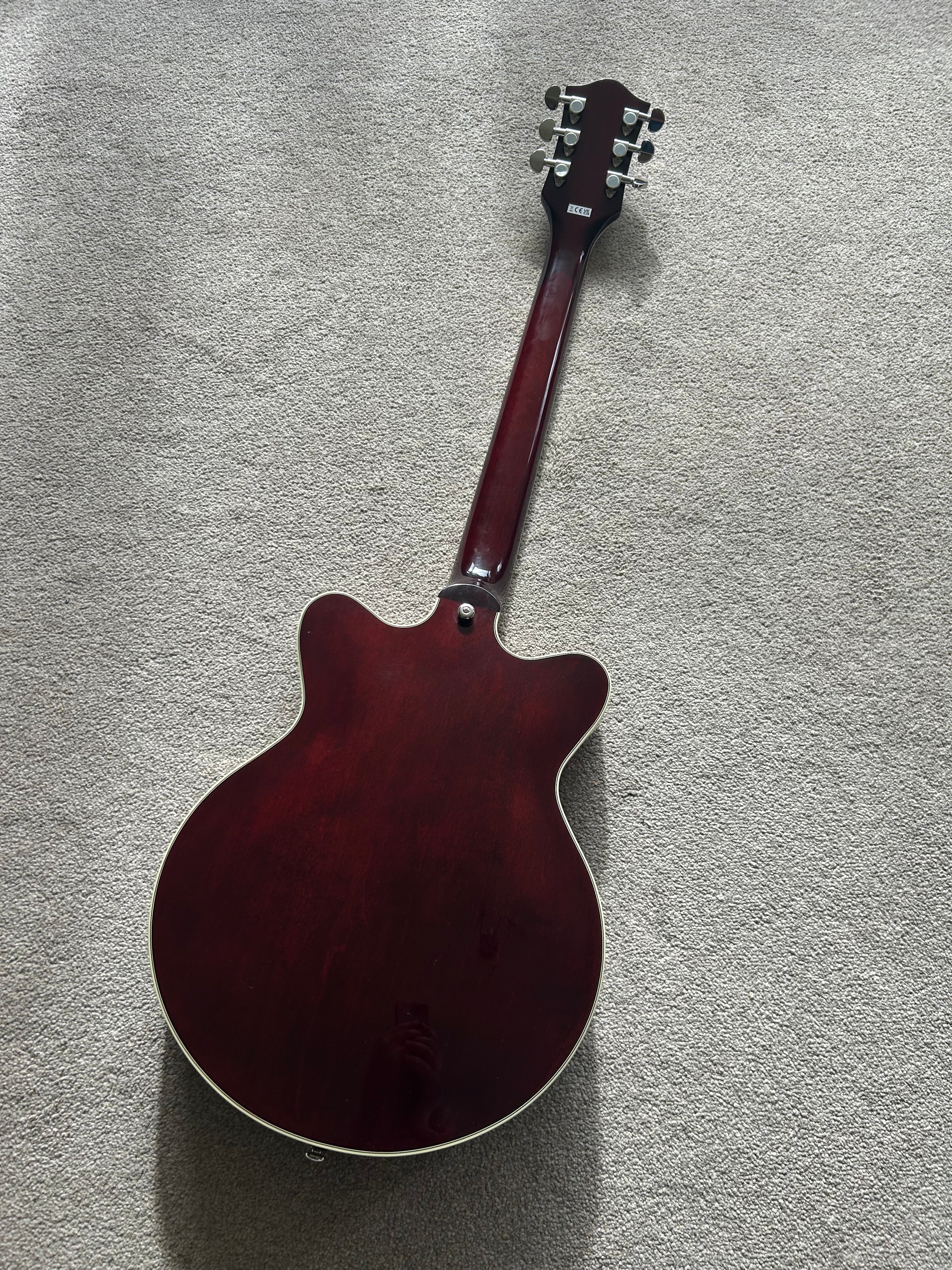 Gretsch G2655 Streamliner Center Block Jr Double Cut V-Stoptail Burnt Orchid