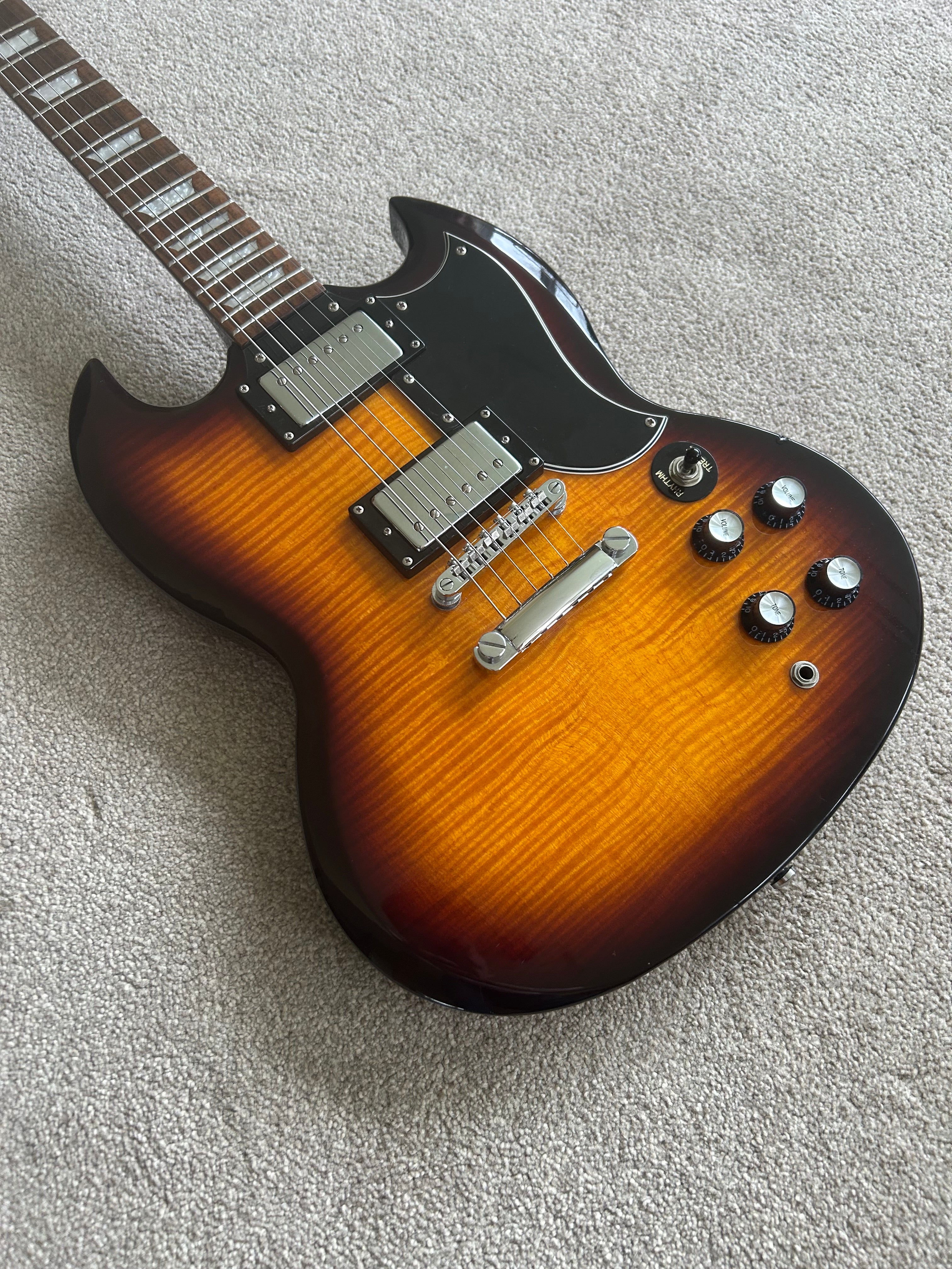 Epiphone SG Flame Sunburst MIK
