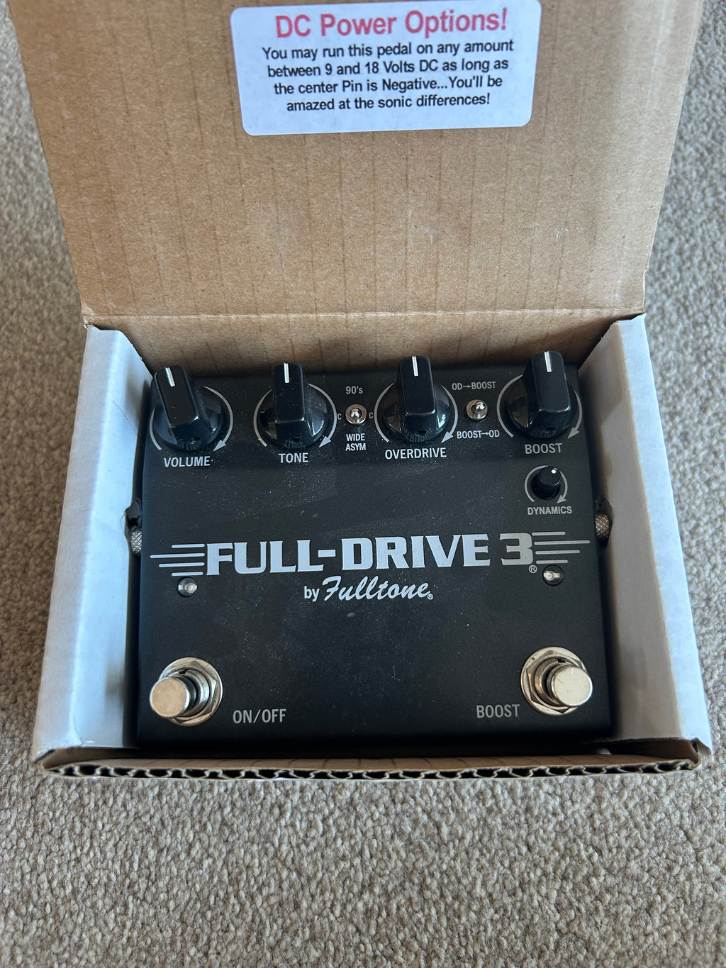 Fulltone Full Drive 3 Carbon