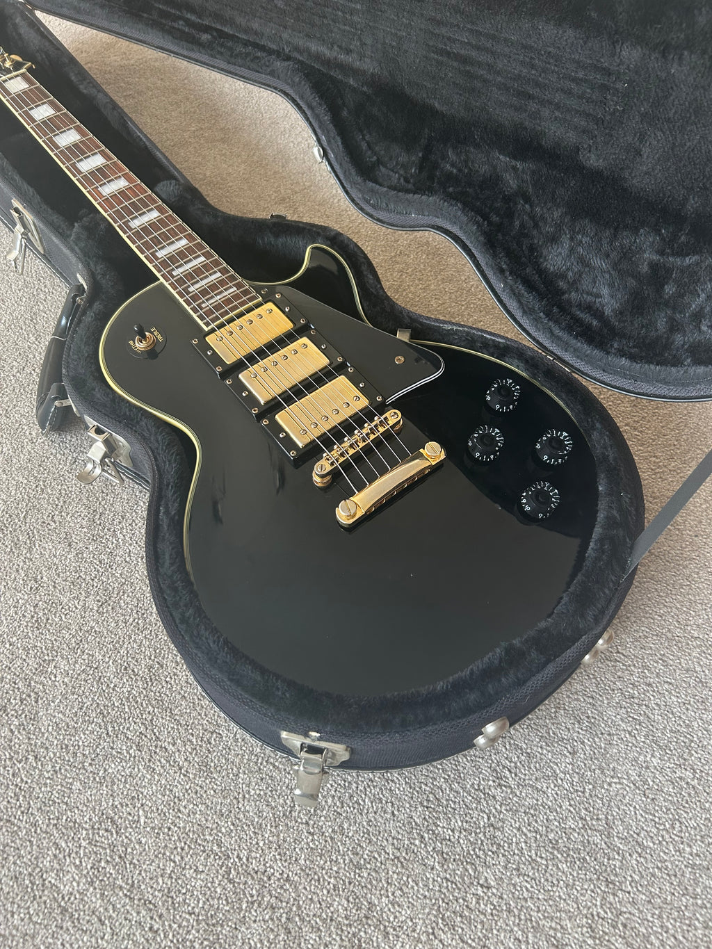 Epiphone Les Paul Custom Black Beauty (3-Pickup) Ebony