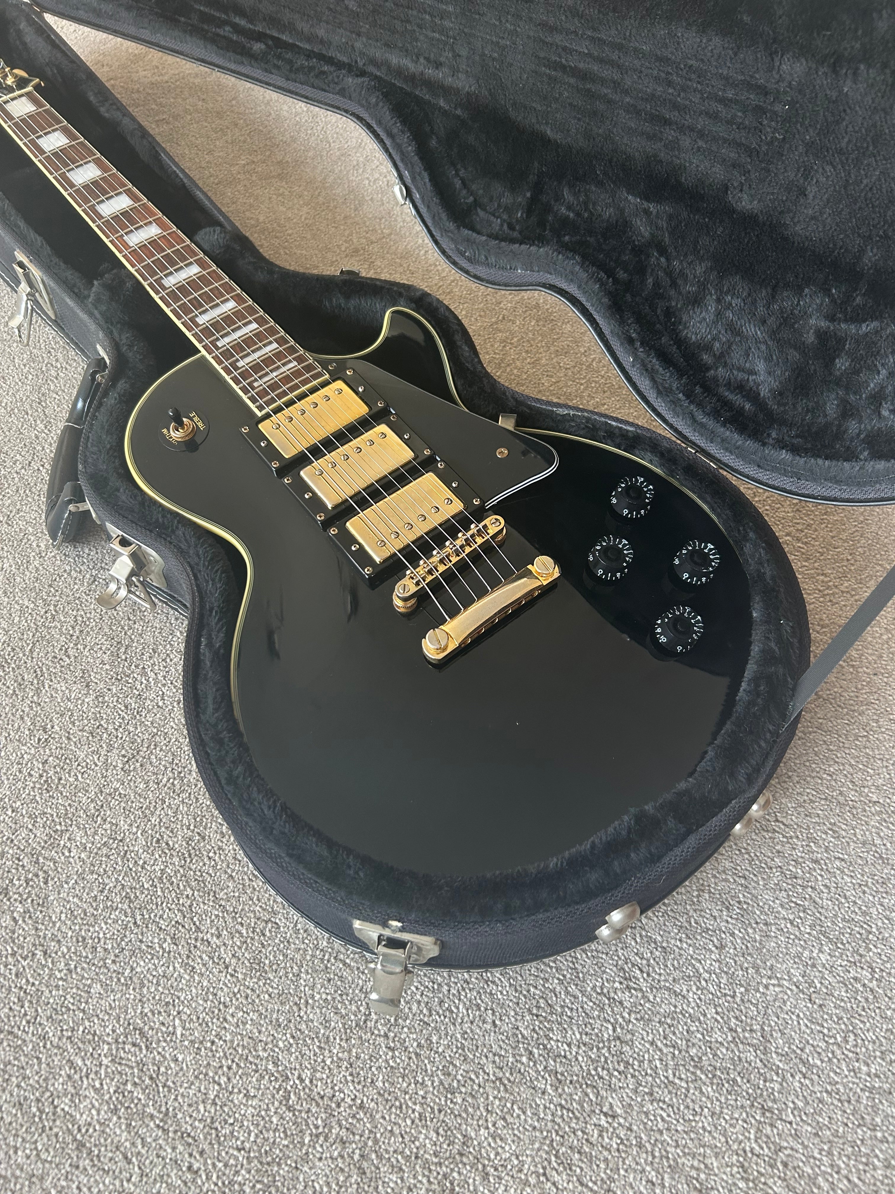 Epiphone Les Paul Custom Black Beauty (3-Pickup) Ebony