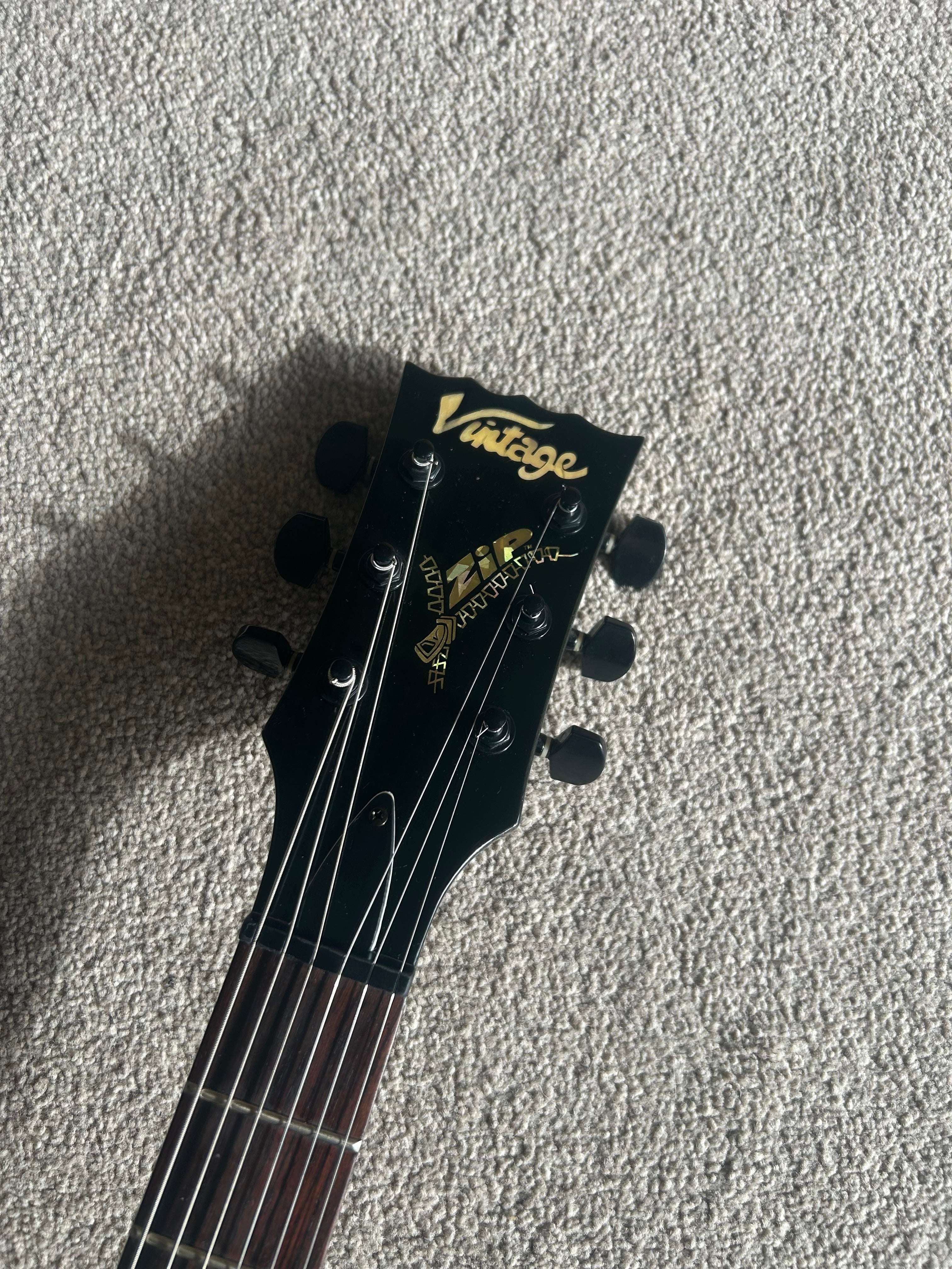 Vintage Zip Les Paul Style w Roland GK-2A