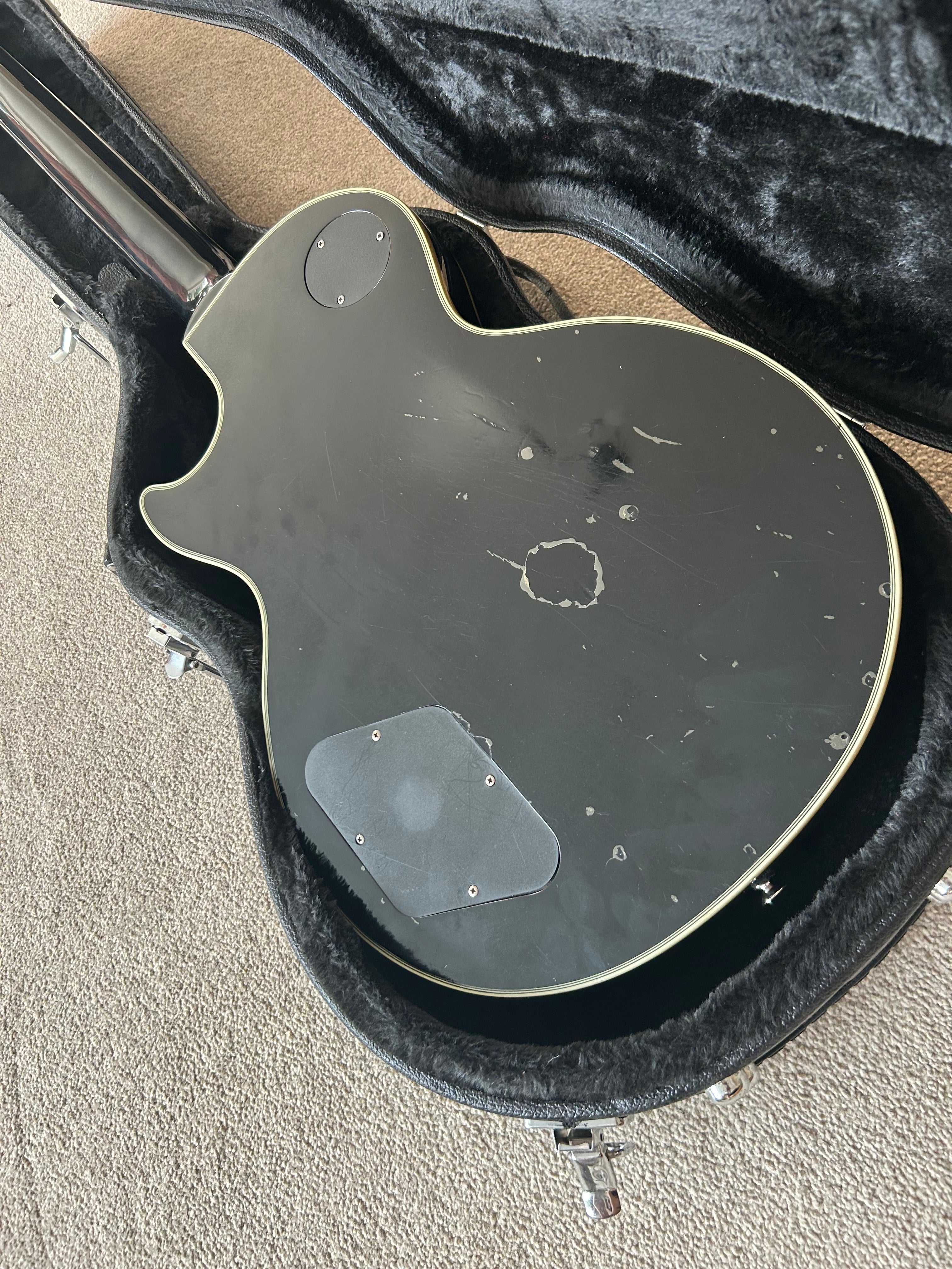 Epiphone Les Paul Custom Black Beauty (3-Pickup) Ebony (Upgraded Burstbucker Pro Pickups)