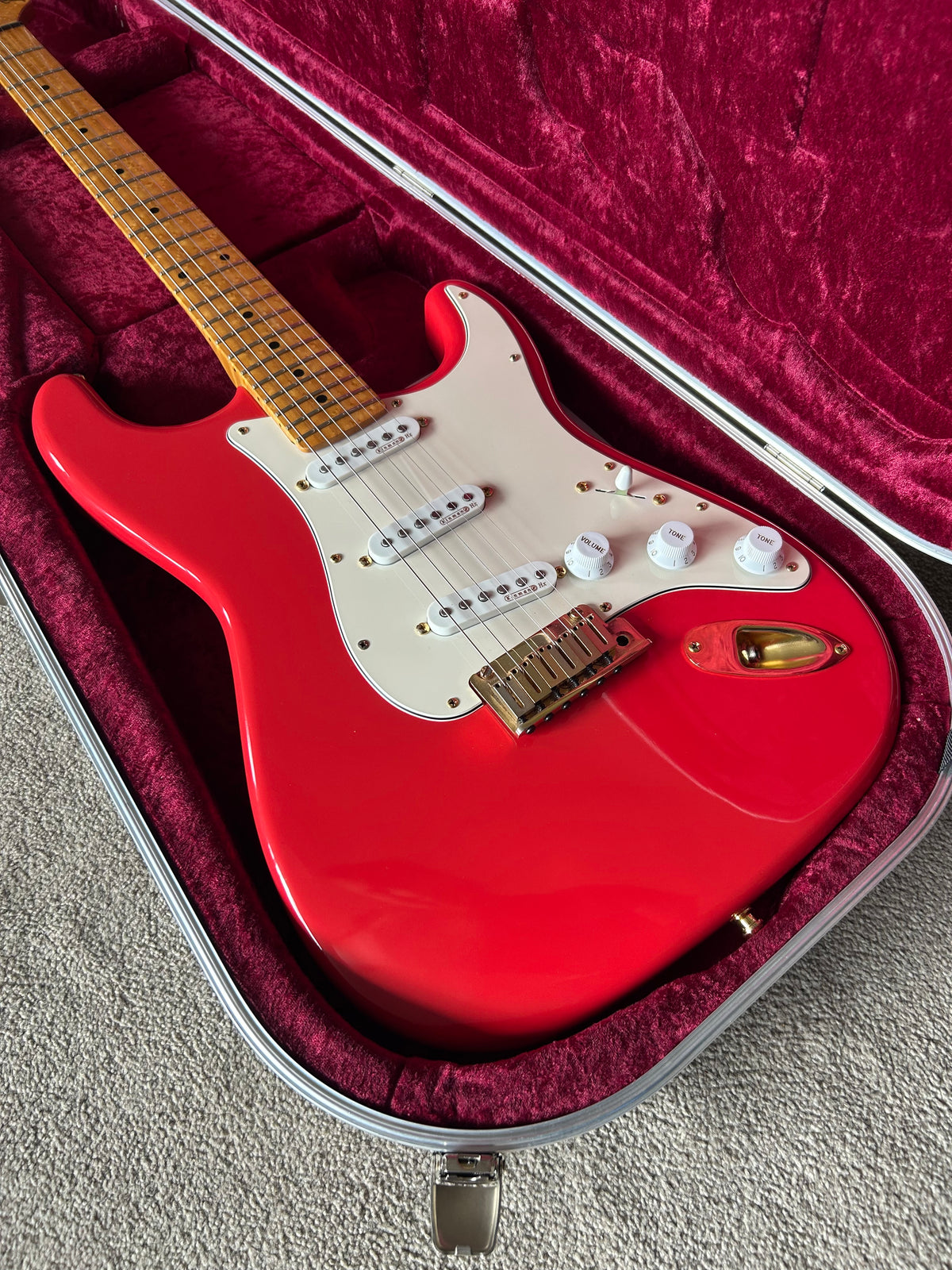 Alan Brason Custom Guitars Stratocaster 2013 Fiesta Red