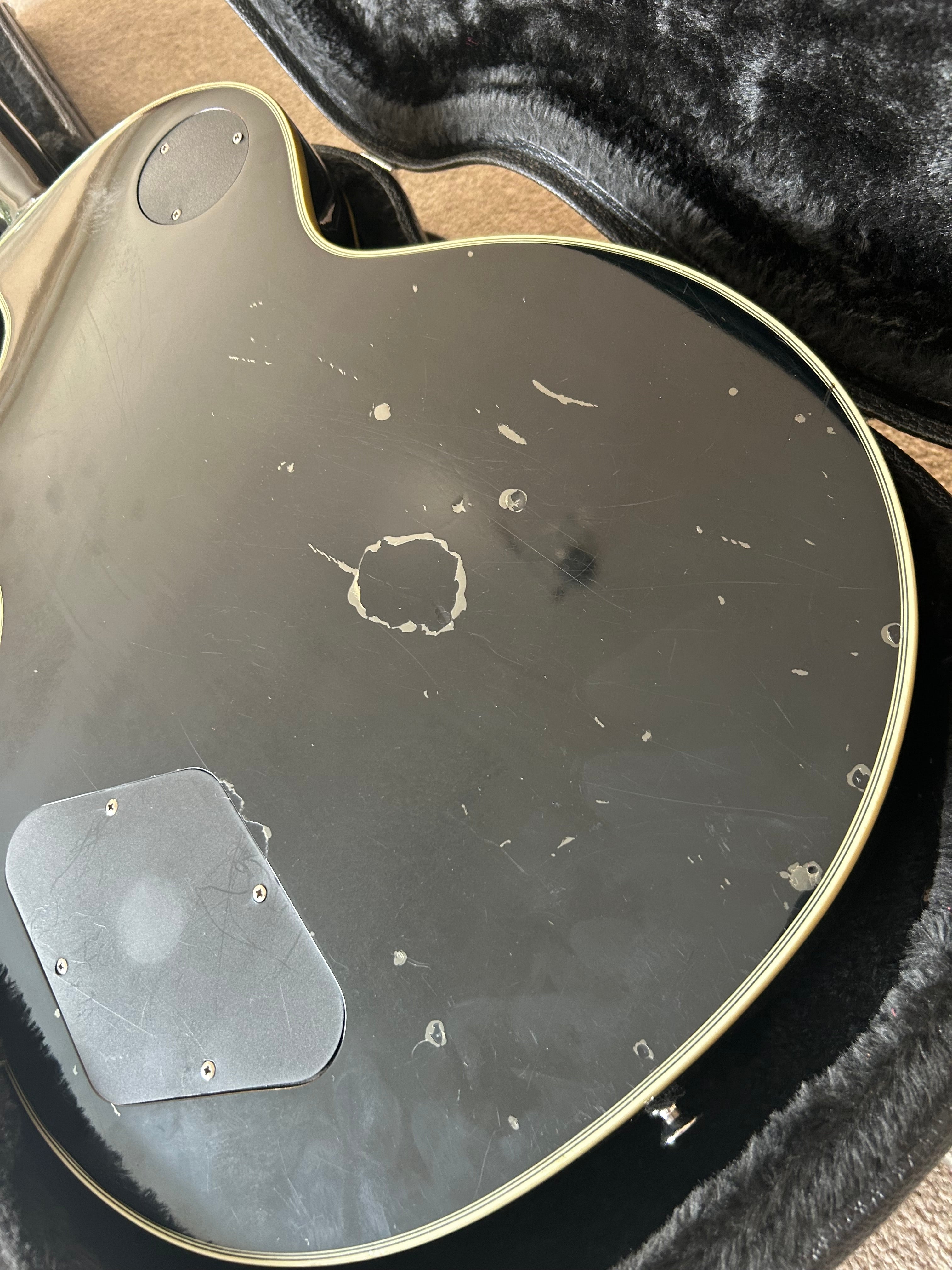 Epiphone Les Paul Custom Black Beauty (3-Pickup) Ebony (Upgraded Burstbucker Pro Pickups)