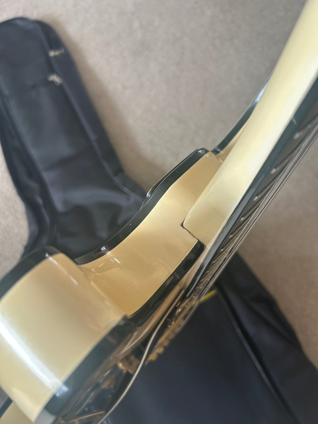 Aria Pro II TA-60 White Metallic Left Handed
