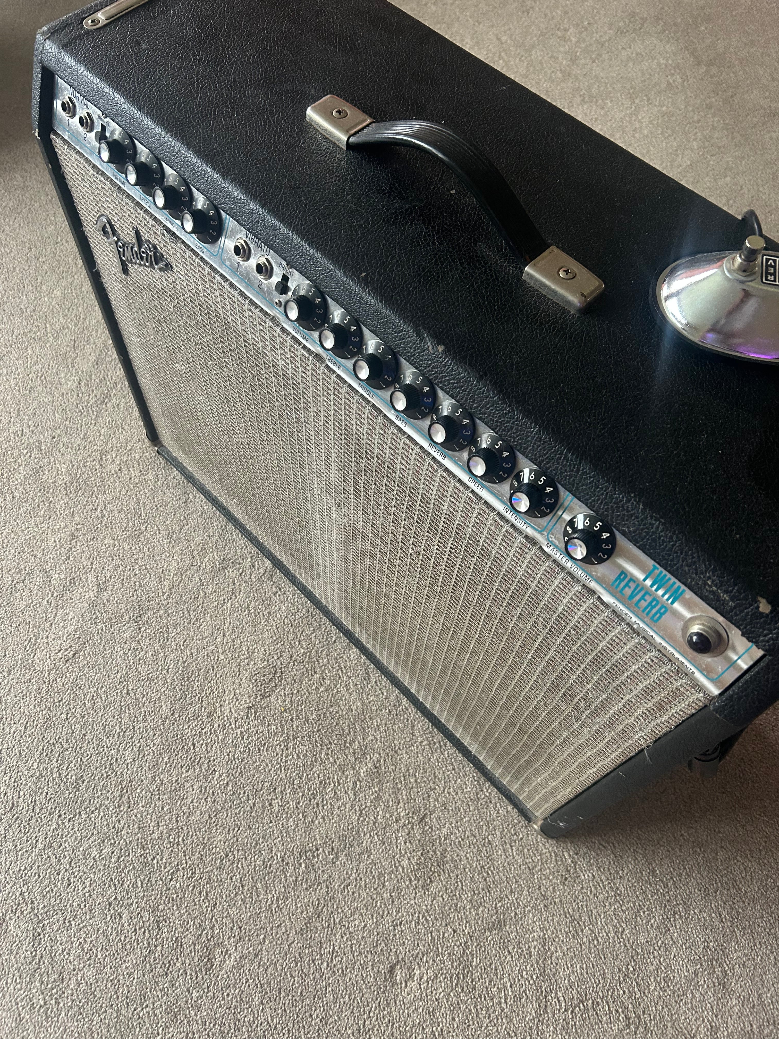 1975 Fender Twin Reverb w Tonetubby Speakers