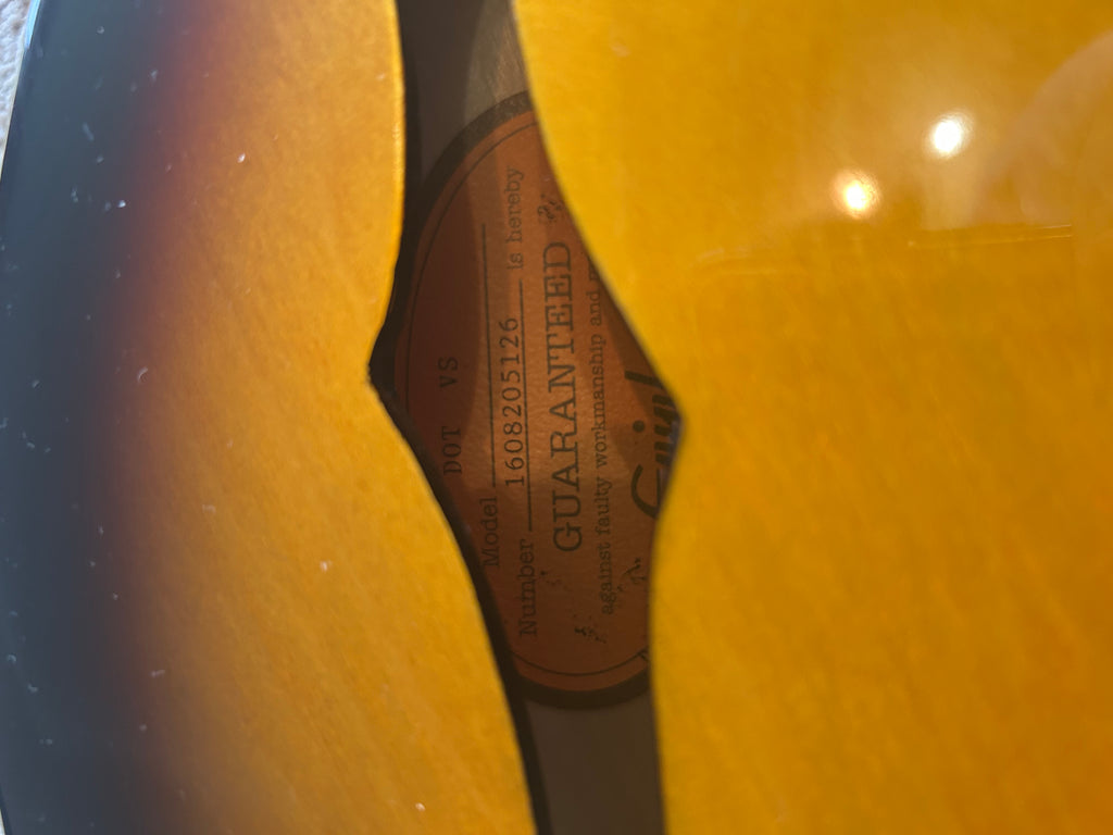 Epiphone 335 Dot Semi Hollow Sunburst Electric Guitar