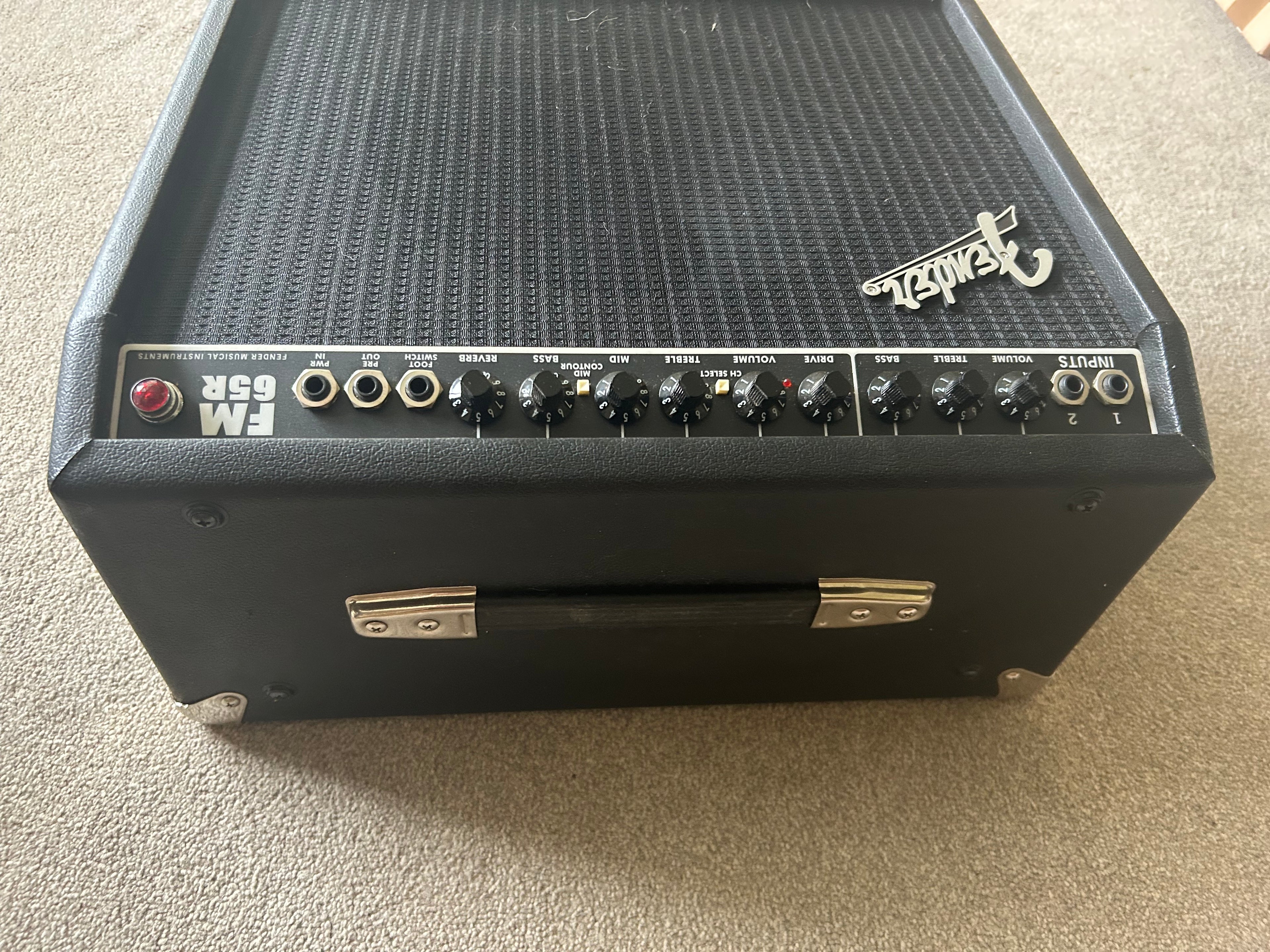 Fender FM 65R 2-Channel 65-Watt 1x12" Solid State Guitar Combo Black