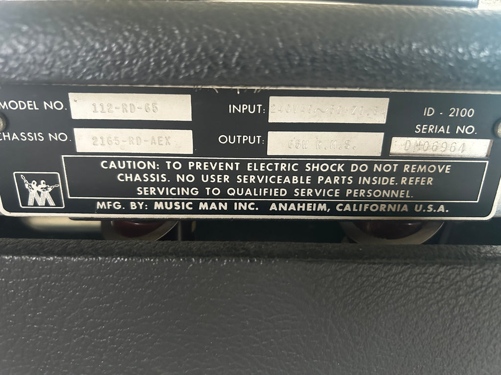 Music Man 112 RD Sixty five Guitar Tube Amplifier