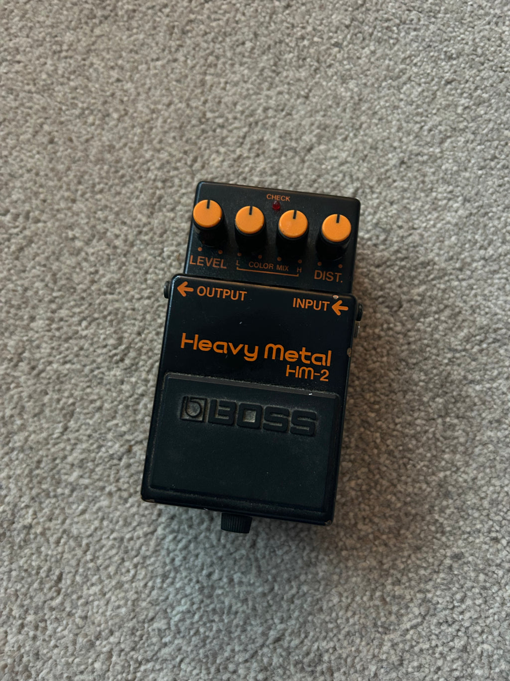 Boss HM-2 Heavy Metal (Black Label) Black