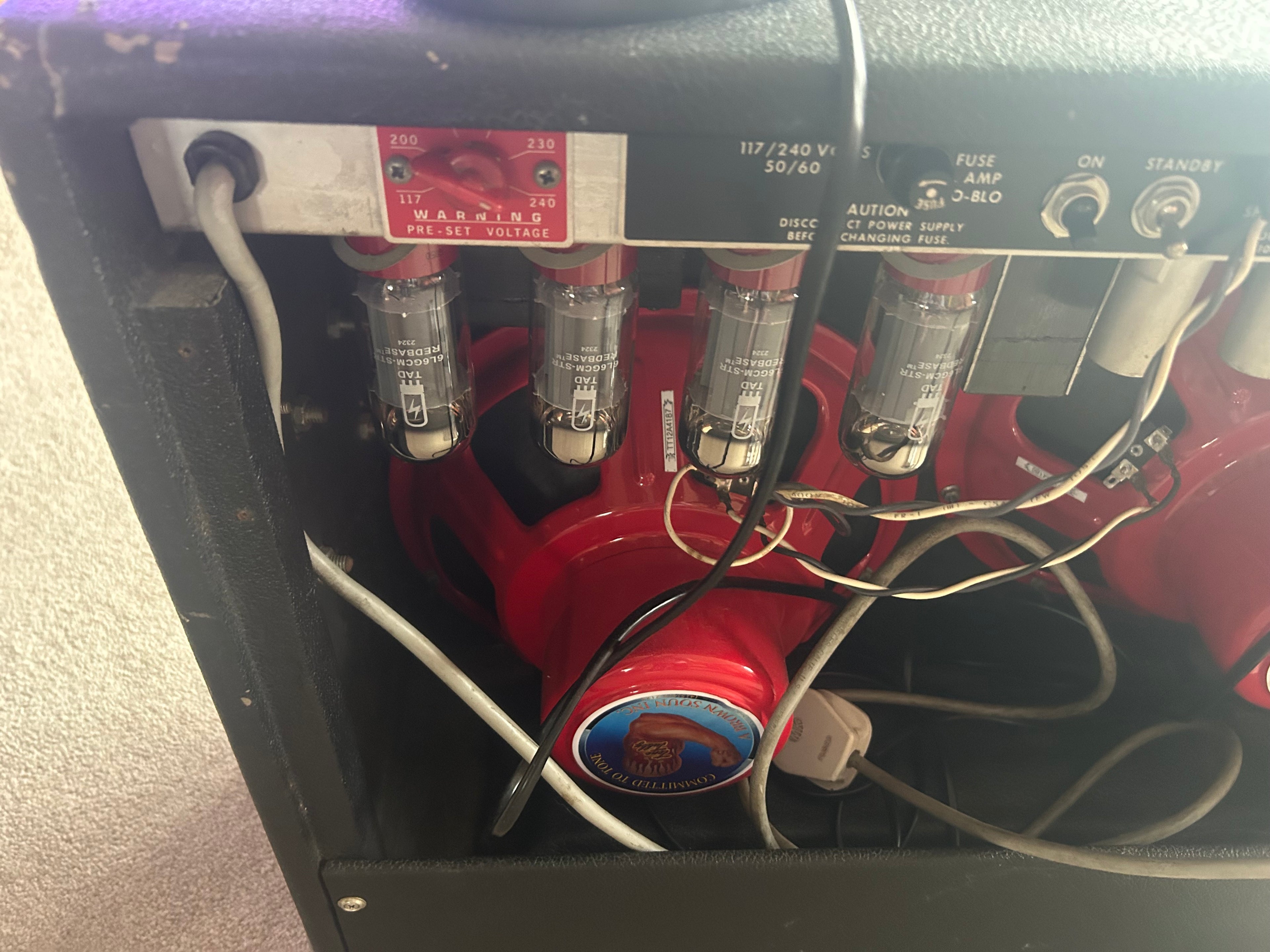 1975 Fender Twin Reverb w Tonetubby Speakers