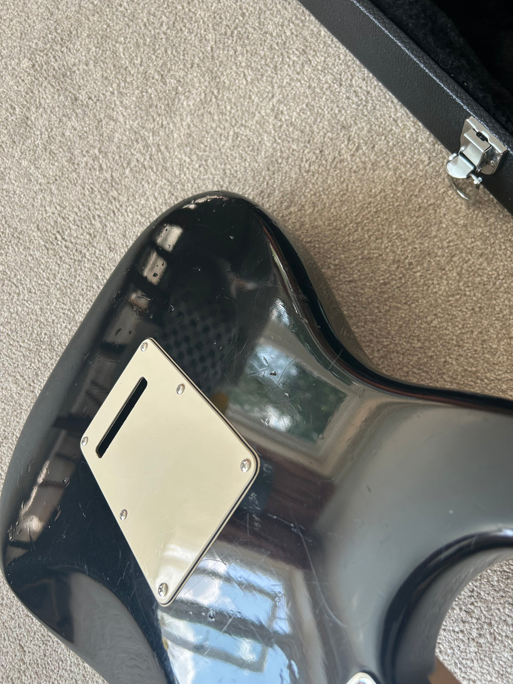 Fender American Standard 2003 Stratocaster with Replacement 2019 Fender USA Stratocaster Neck w Case